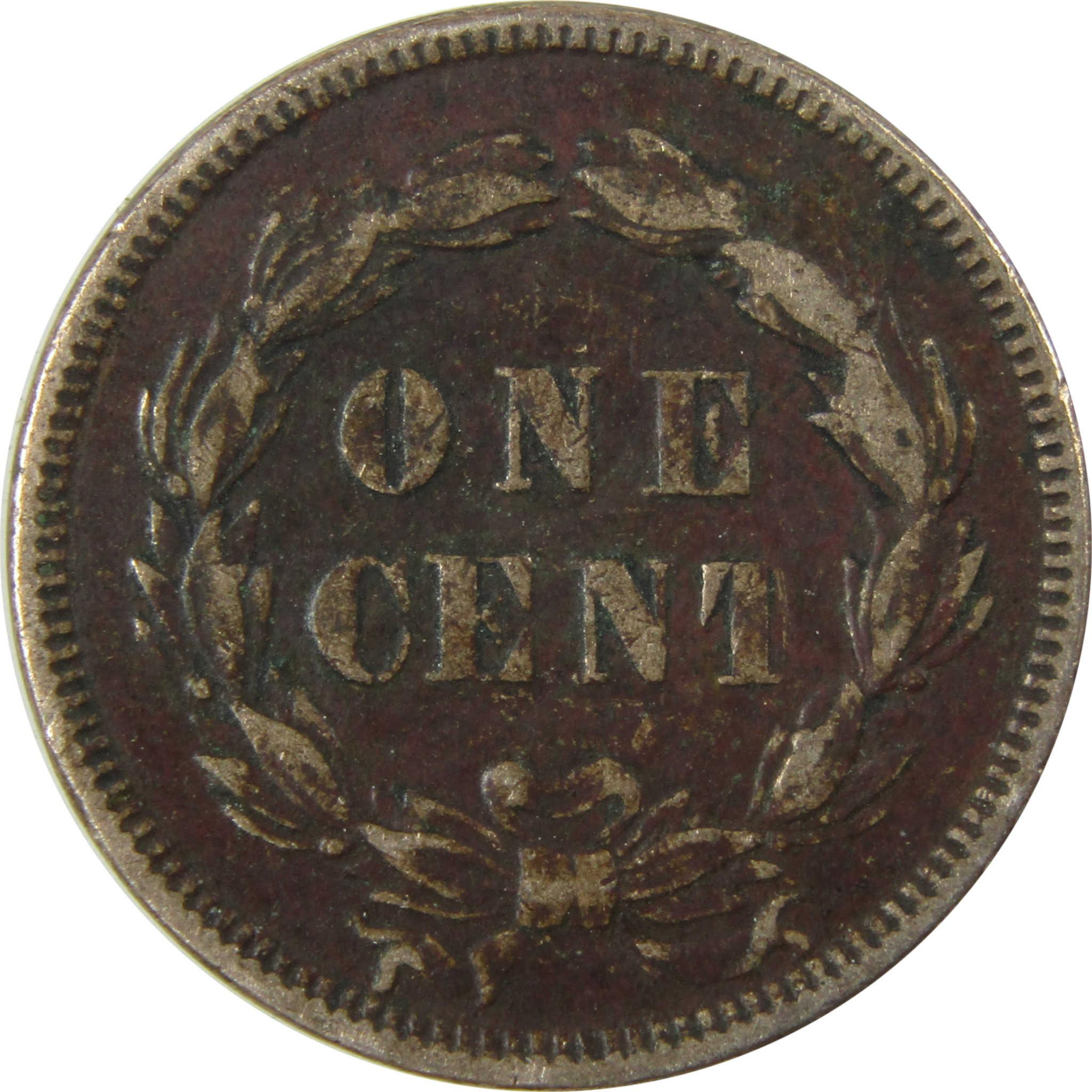 1859 Indian Head Cent VF Very Fine Details Penny 1c Coin SKU:CP1175