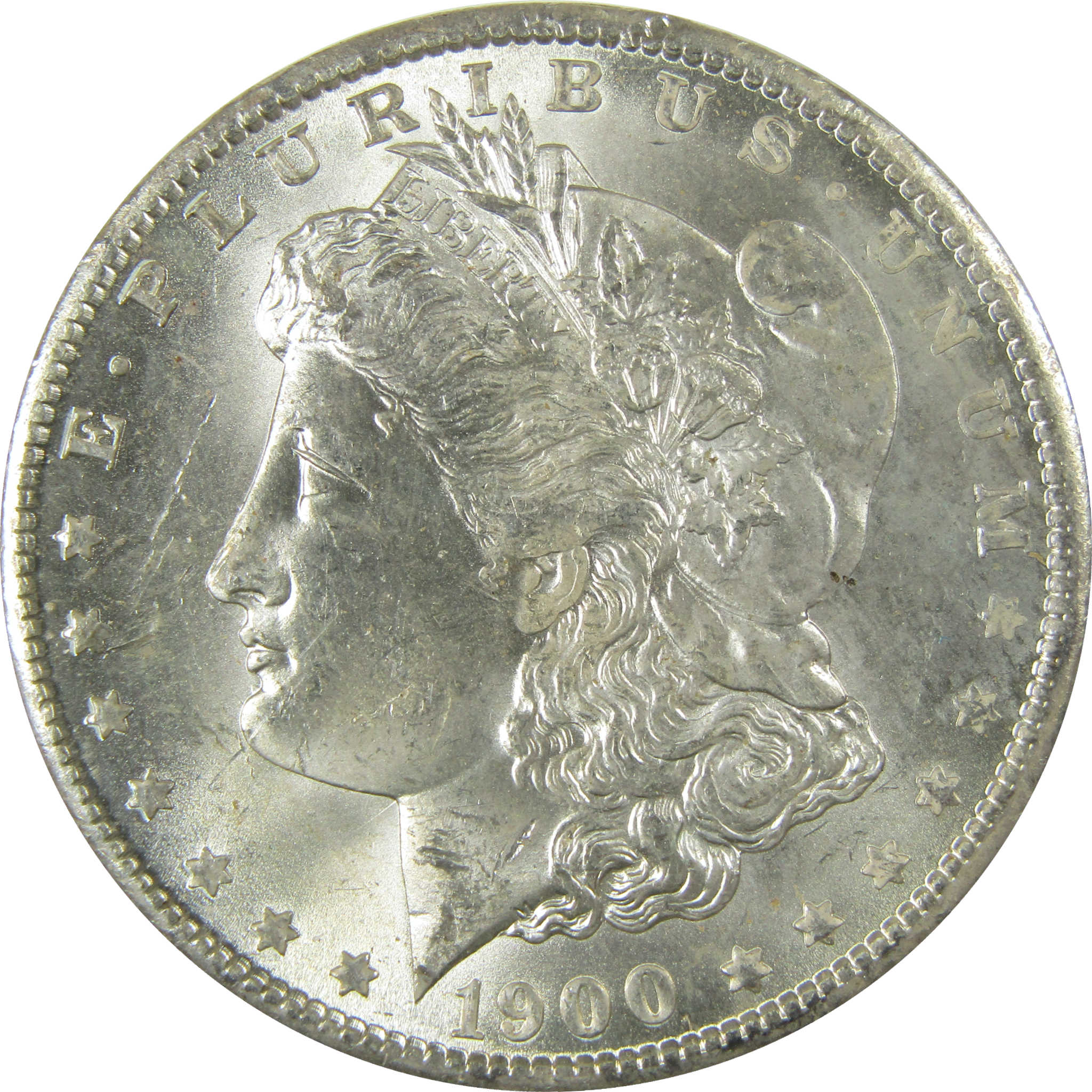 1900 O Morgan Silver Dollar Uncirculated Mint State $1 Coin SKU:I27733