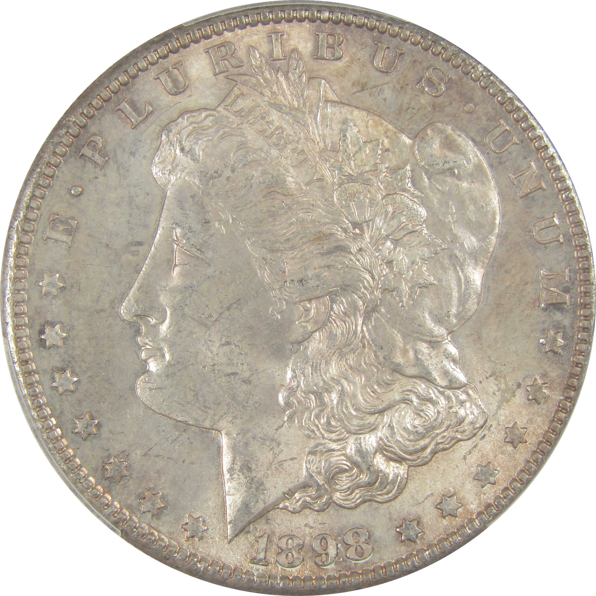 1898 S Morgan Dollar MS 62 PCGS Silver Uncirculated $1 Coin SKU:I19603 - Morgan coin - Morgan silver dollar - Morgan silver dollar for sale - Profile Coins & Collectibles