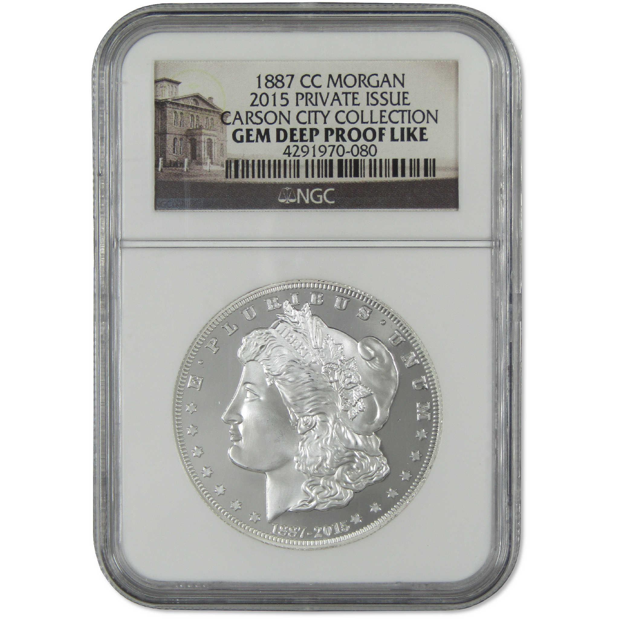 1886-1888 CC Morgan 2015 Private Issue Set Gem DPL NGC SKU:CPC7677