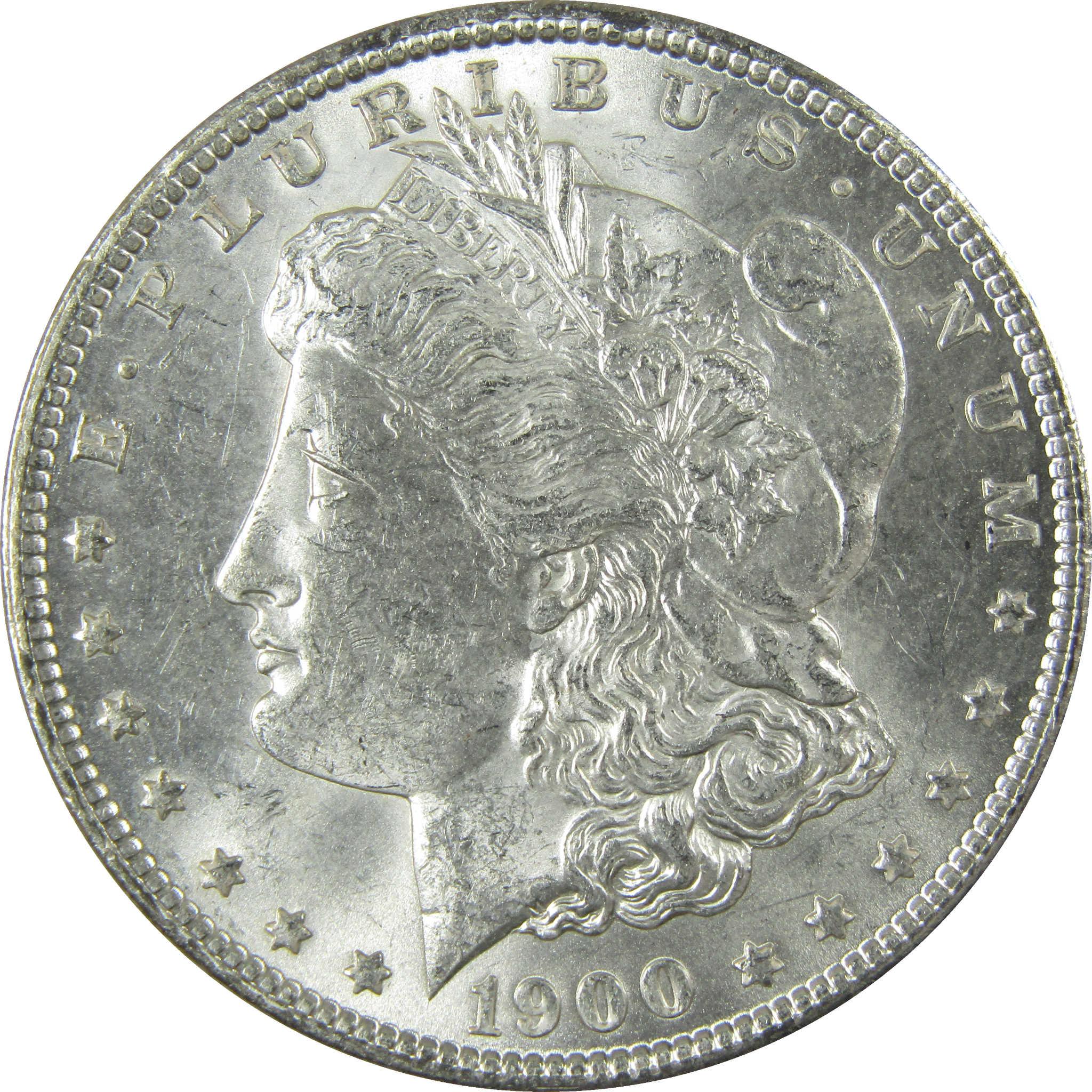 1900 Morgan Silver Dollar Uncirculated Mint State $1 Coin SKU:I27744 - Morgan coin - Morgan silver dollar - Morgan silver dollar for sale - Profile Coins & Collectibles