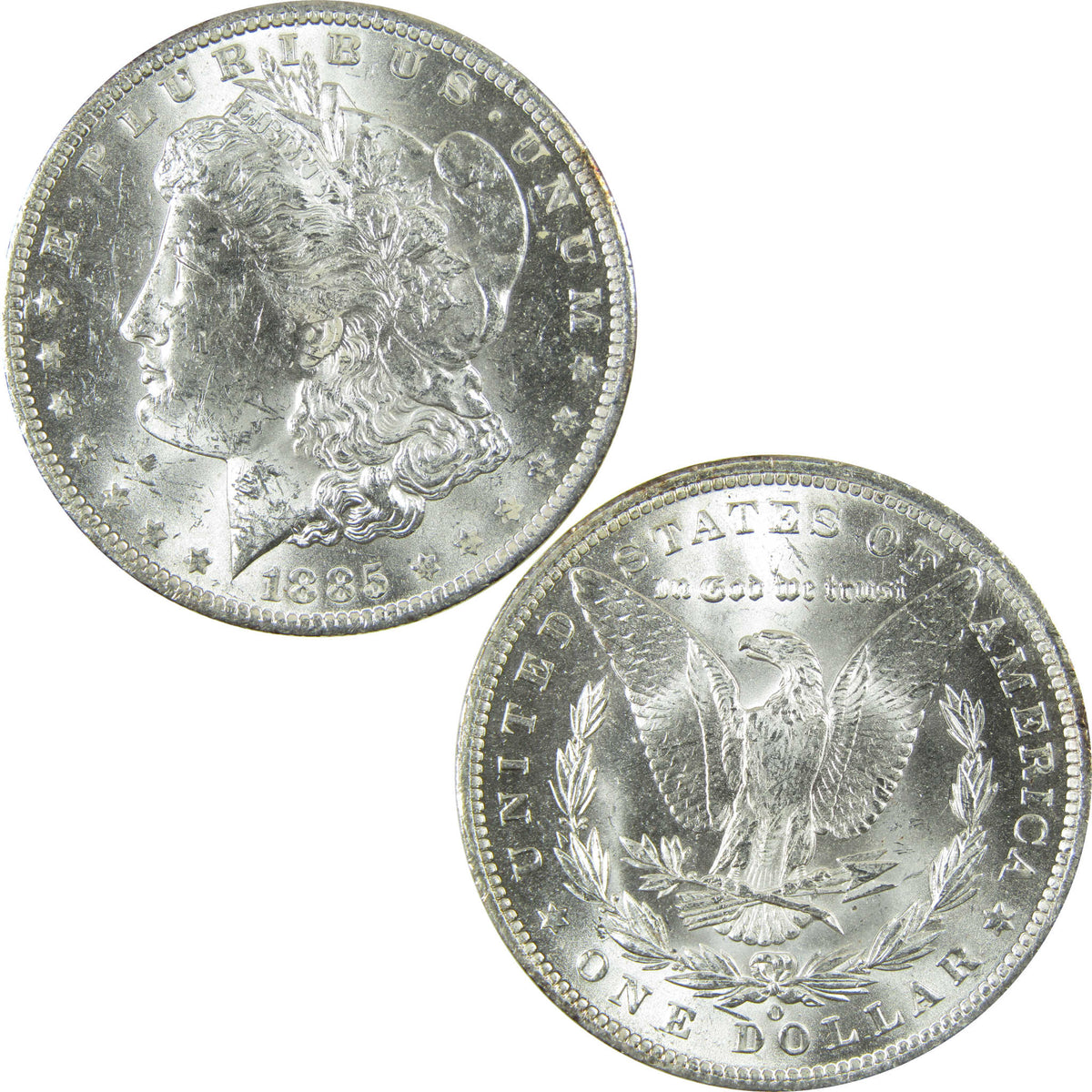 1885 O Morgan Silver Dollar Uncirculated Mint State $1 Coin SKU:CP1682
