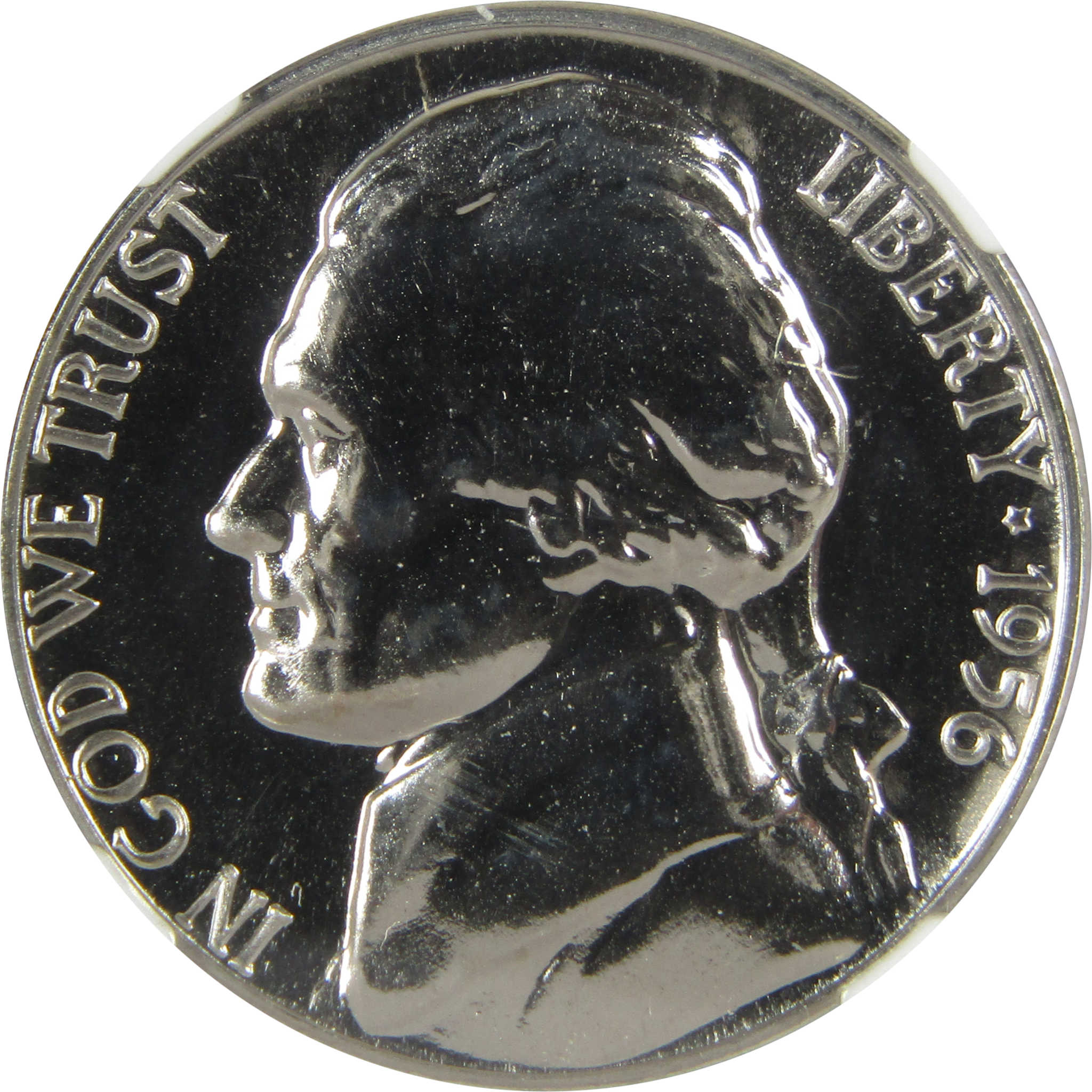 1956 Jefferson Nickel PF 68 NGC Proof 5c Coin Collectible SKU:I27106