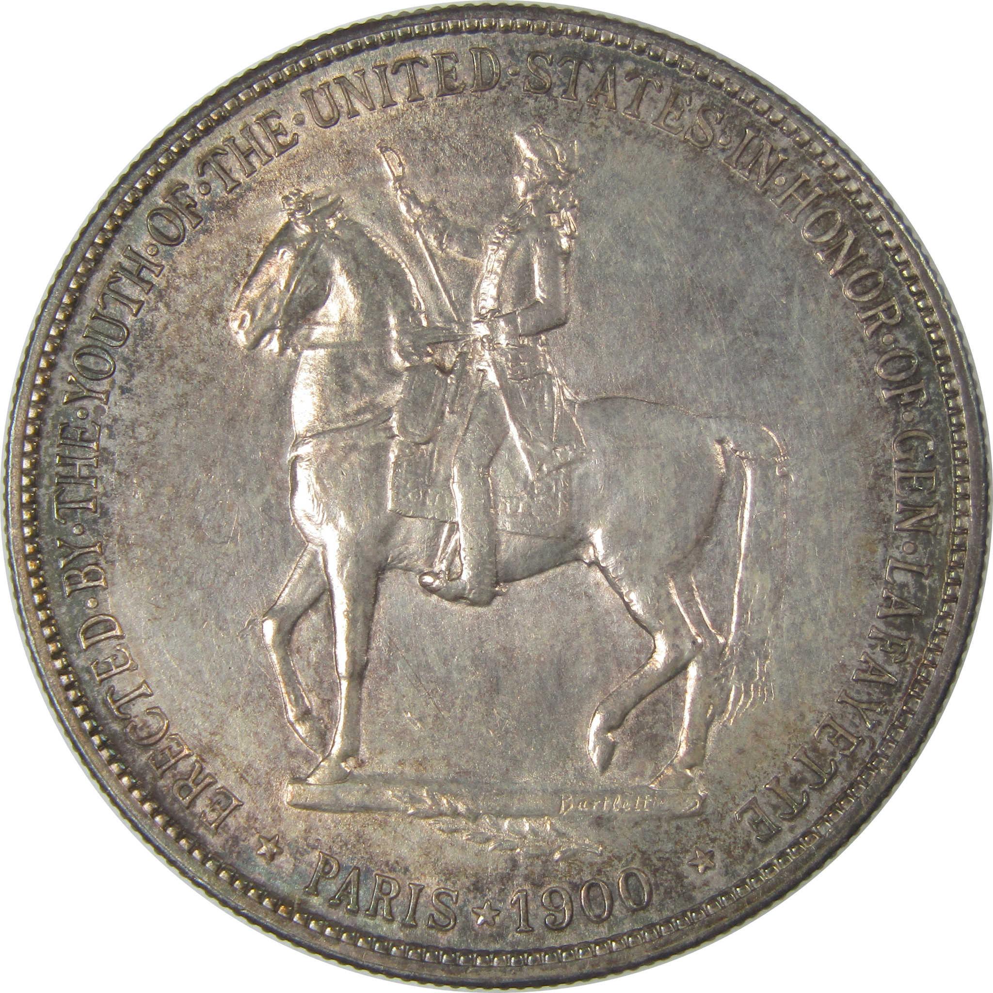 Lafayette Commemorative Dollar 1900 Borderline Uncirculated SKU:I22786