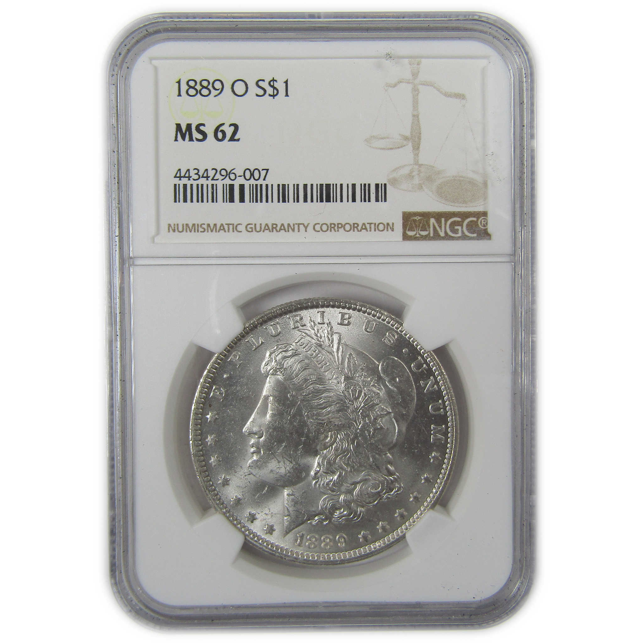 1889 O Morgan Dollar MS 62 NGC Silver Uncirculated $1 Coin SKU:CP67 - Morgan coin - Morgan silver dollar - Morgan silver dollar for sale - Profile Coins & Collectibles