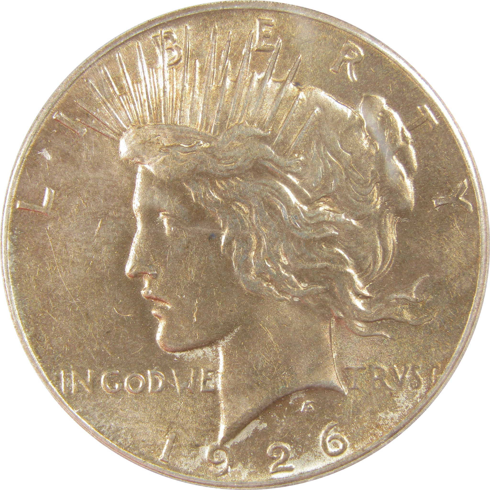 1926 Peace Dollar MS 62 ANACS Silver Uncirculated $1 Coin SKU:I20910