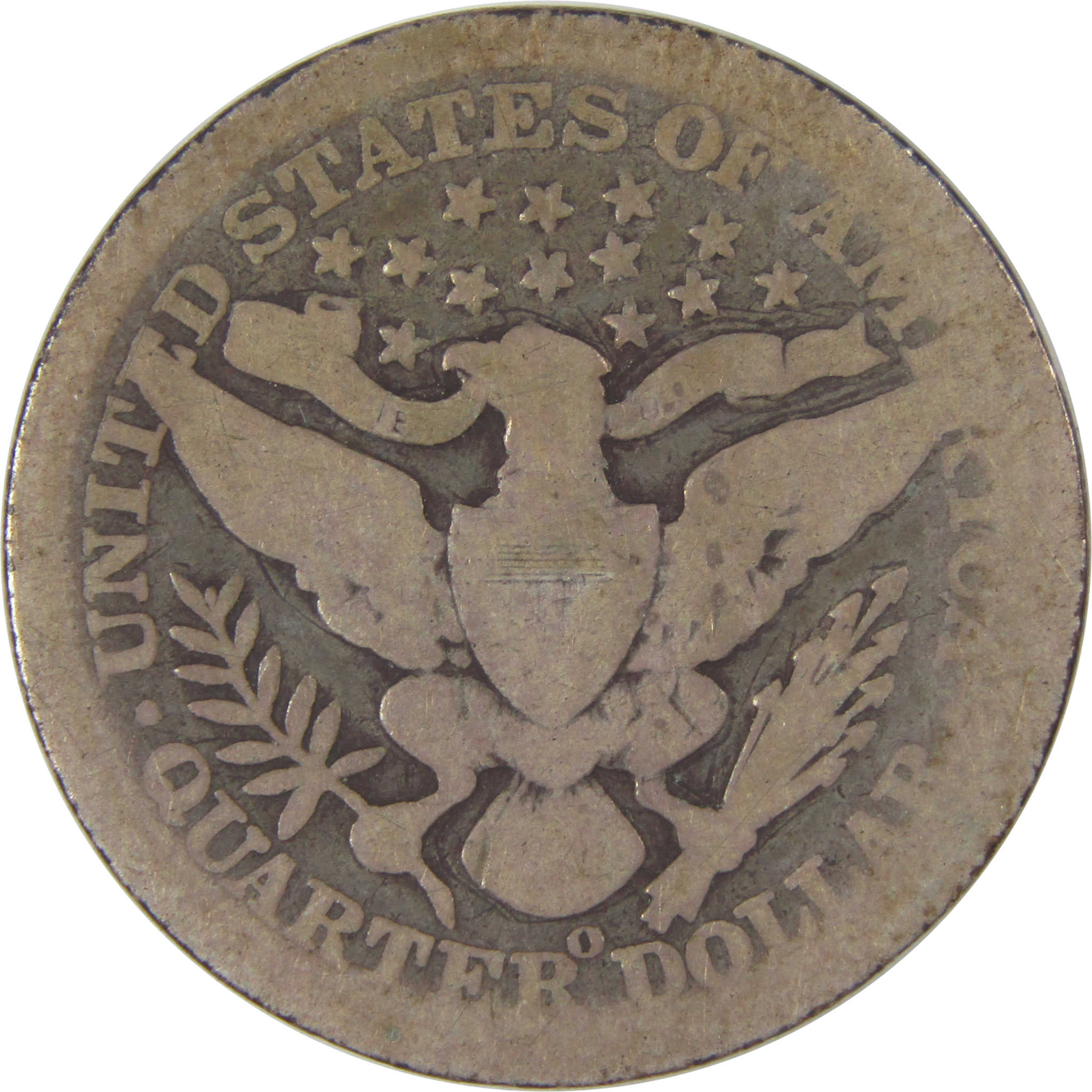 1897 O Barber Quarter AG About Good Silver 25c Coin SKU:I17614