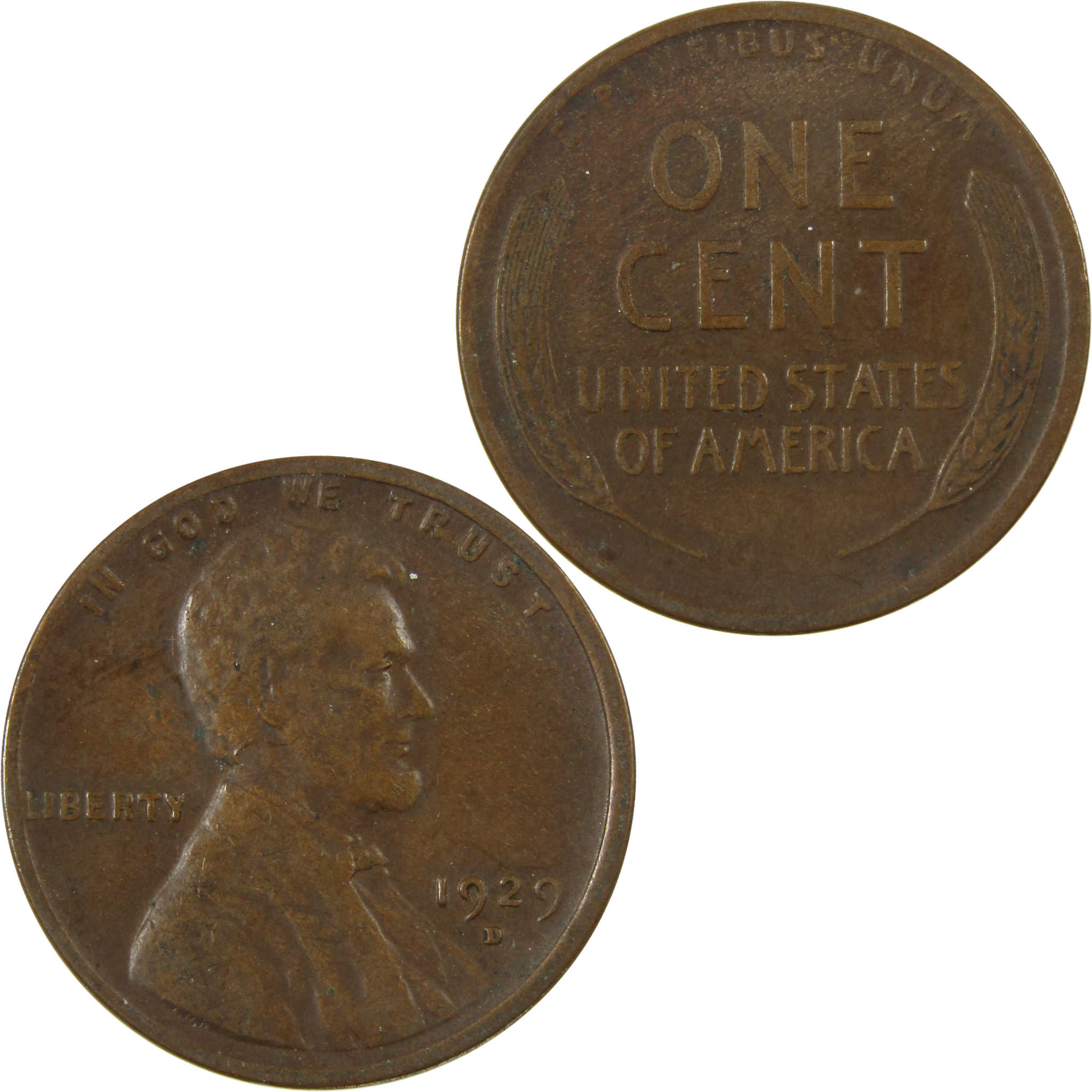 1929 D Lincoln Wheat Cent VG Very Good Penny 1c Coin SKU:I27204
