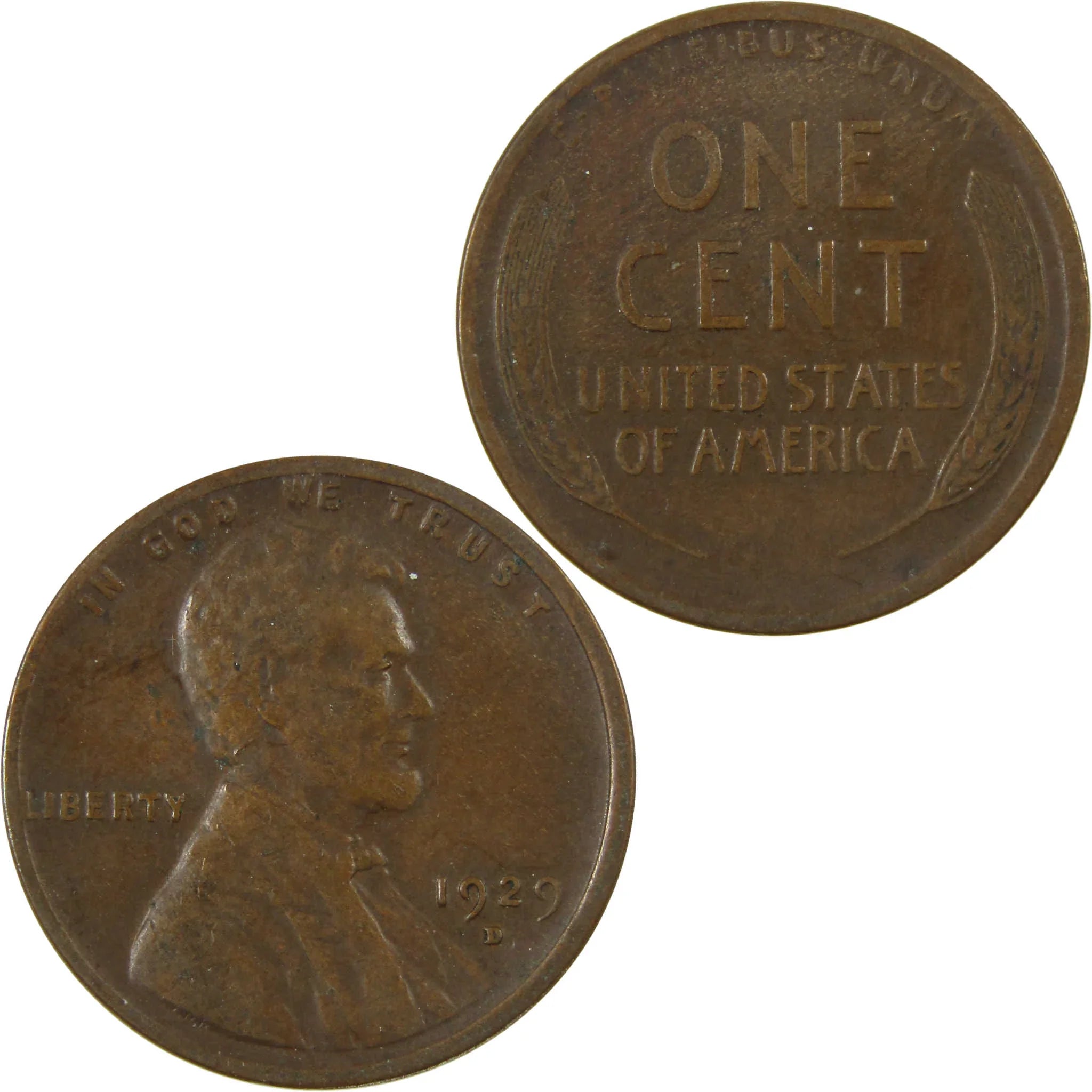1929 D Lincoln Wheat Cent VG Very Good Penny 1c Coin SKU:I27204