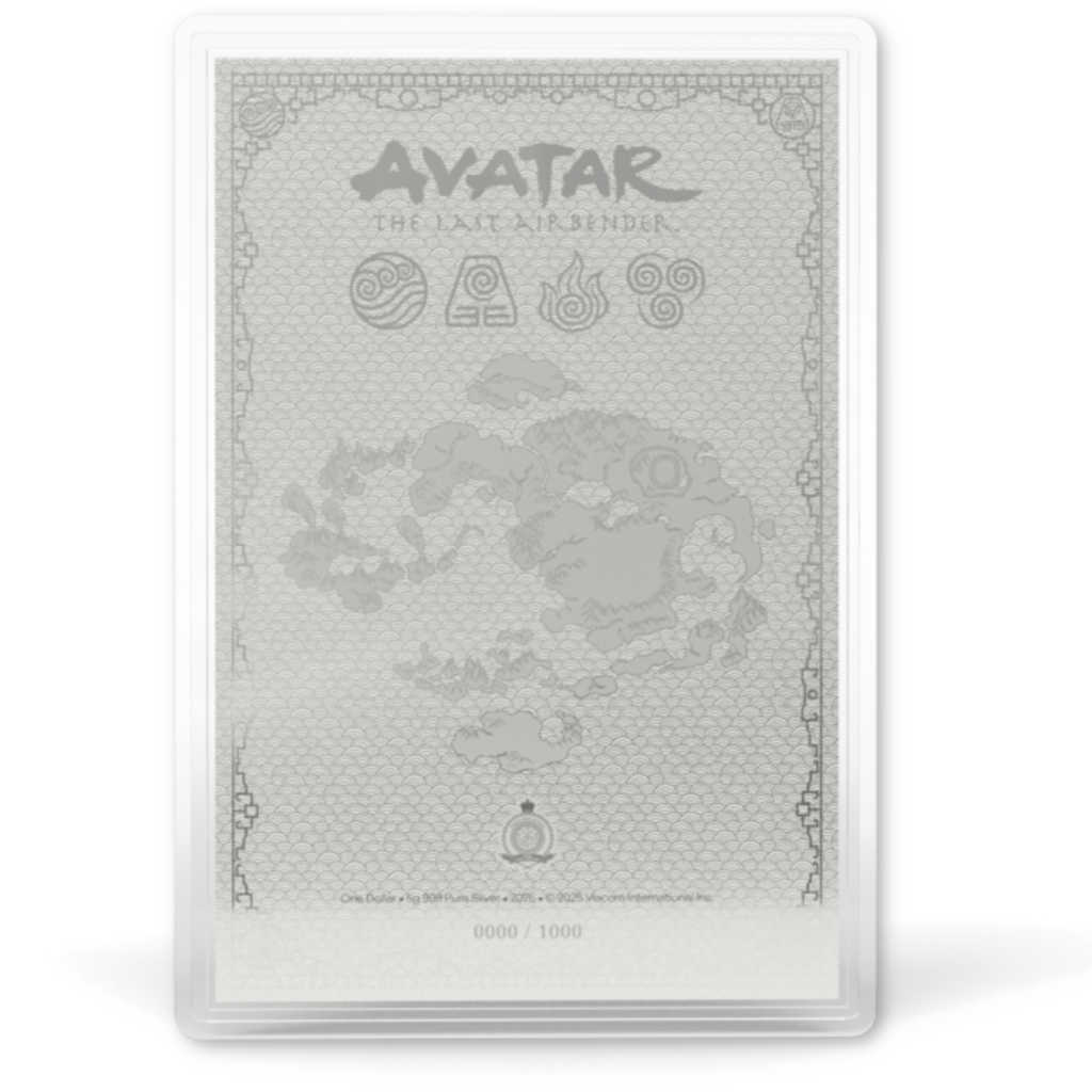 2025 Avatar The Last Airbender Team Avatar Collectible Silver Foil