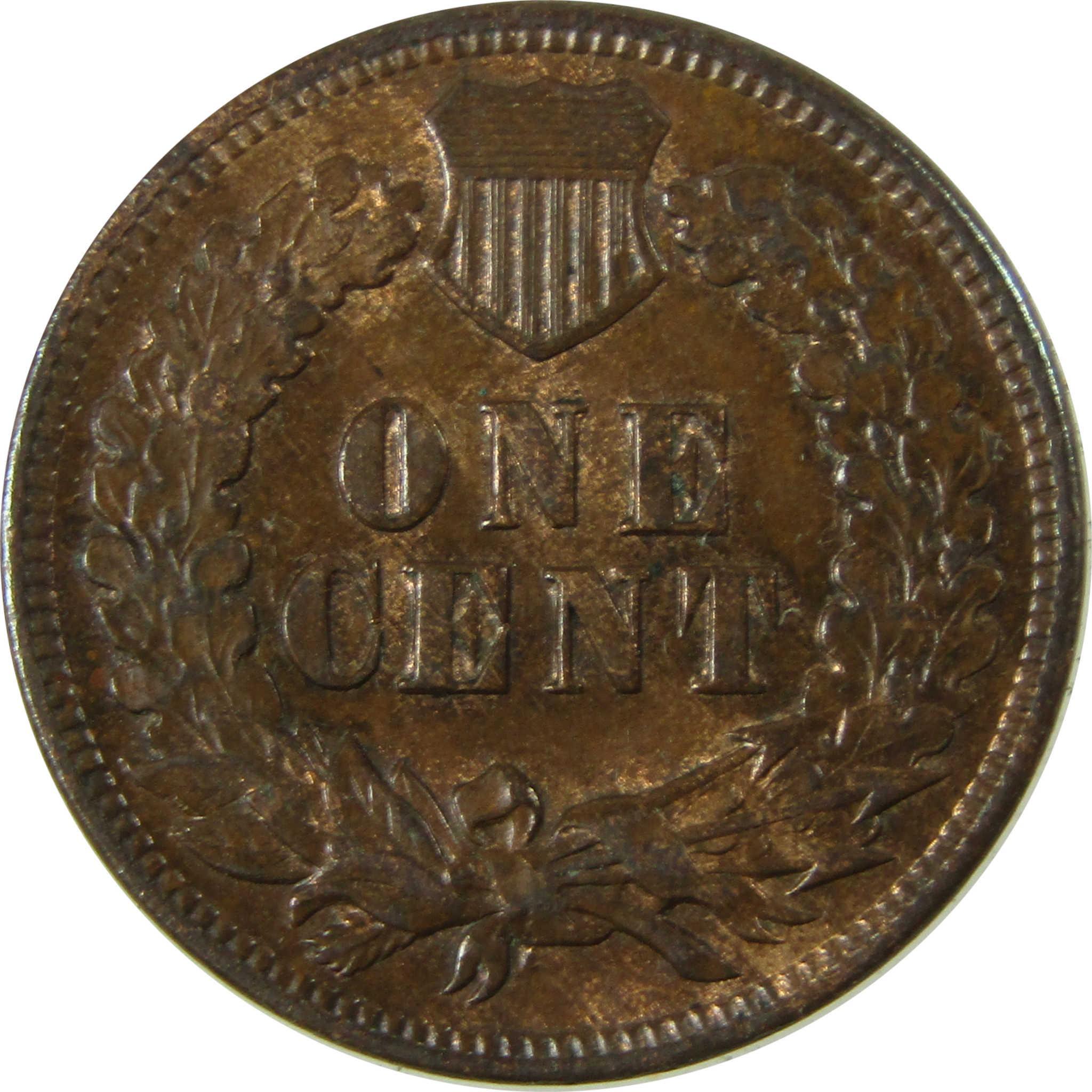 1905 Indian Head Cent AU About Uncirculated Penny 1c Coin SKU:I26644