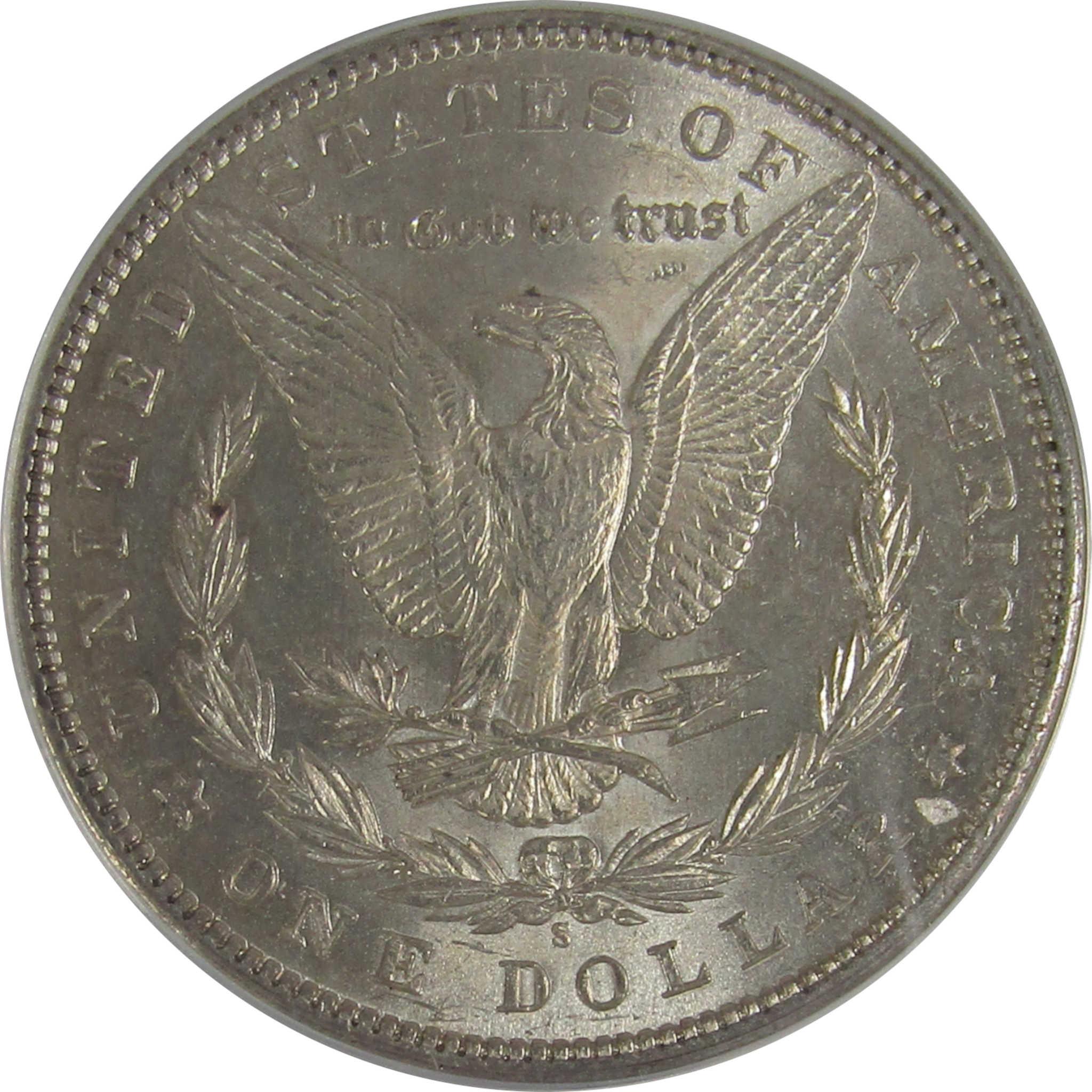1899 S Morgan Dollar AU 58 ANACS Silver $1 Coin SKU:I23048 - Morgan coin - Morgan silver dollar - Morgan silver dollar for sale - Profile Coins & Collectibles