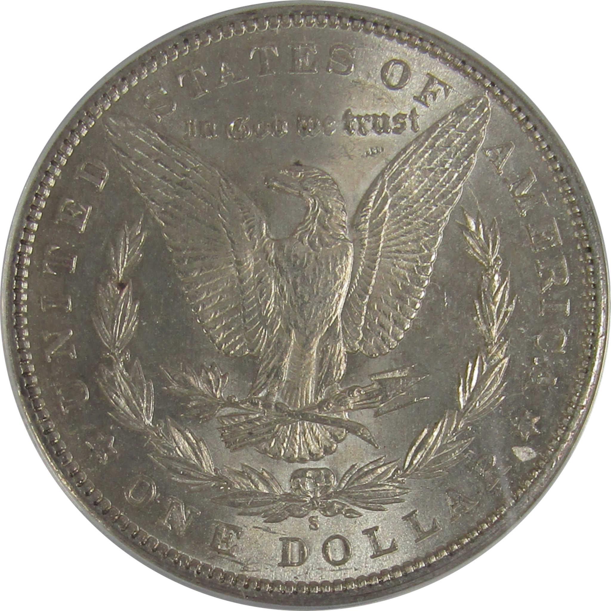 1899 S Morgan Dollar AU 58 ANACS Silver $1 Coin SKU:I23048 - Morgan coin - Morgan silver dollar - Morgan silver dollar for sale - Profile Coins & Collectibles