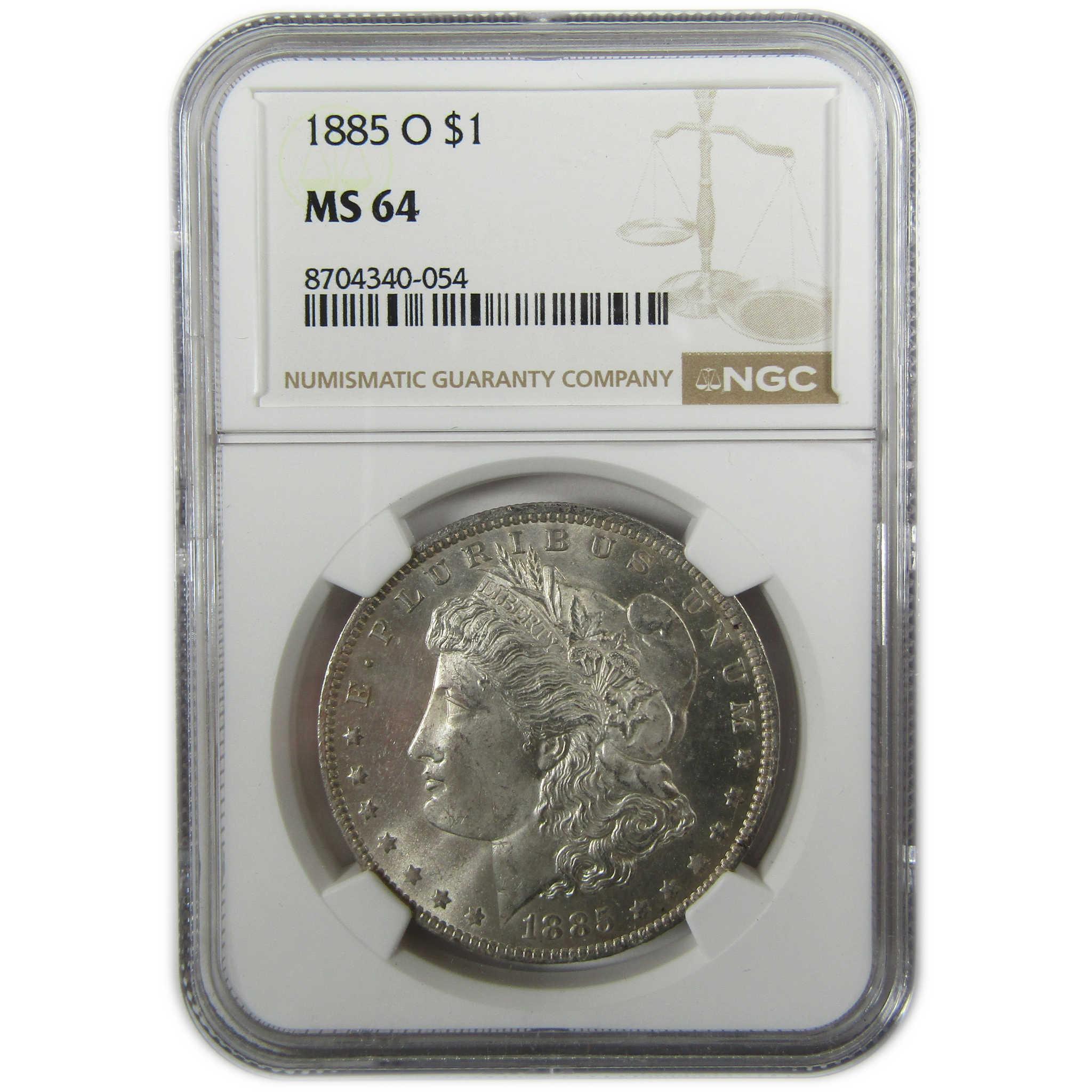 1885 O Morgan Silver Dollar MS 64 NGC Uncirculated $1 Coin SKU:I27531 - Morgan coin - Morgan silver dollar - Morgan silver dollar for sale - Profile Coins & Collectibles