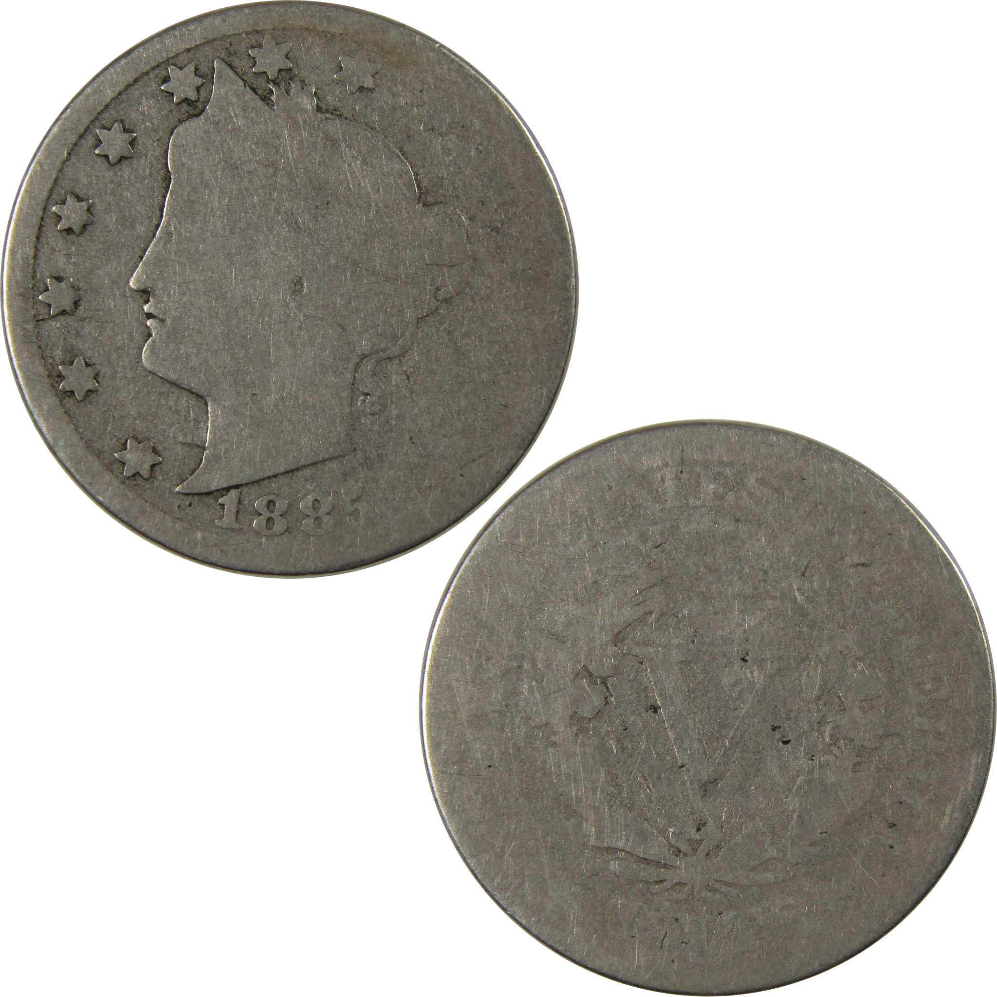 1885 Liberty Head V Nickel AG About Good 5c Coin SKU:I23699