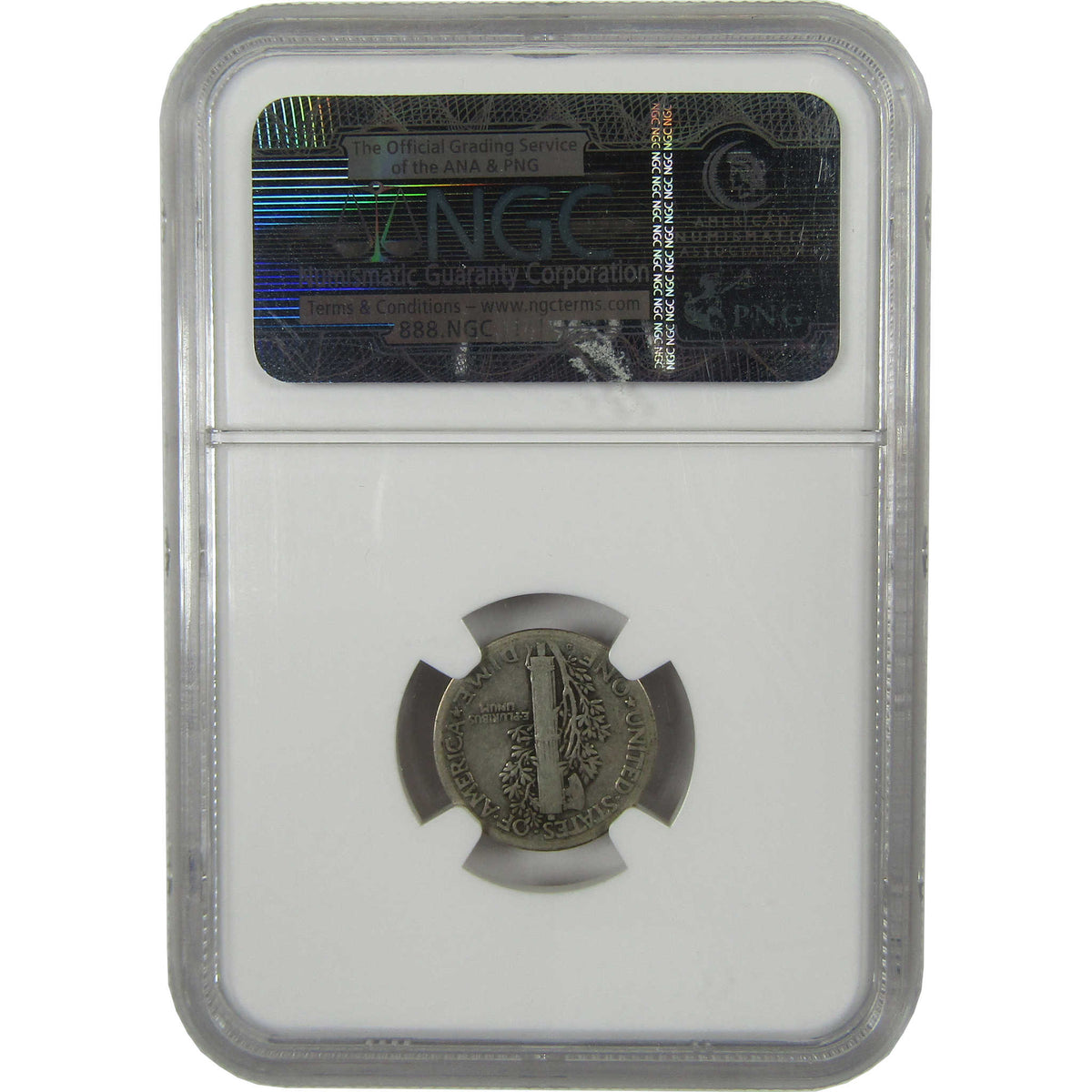 1921 D Mercury Silver Dime VG 10 NGC 10c Coin Collectible