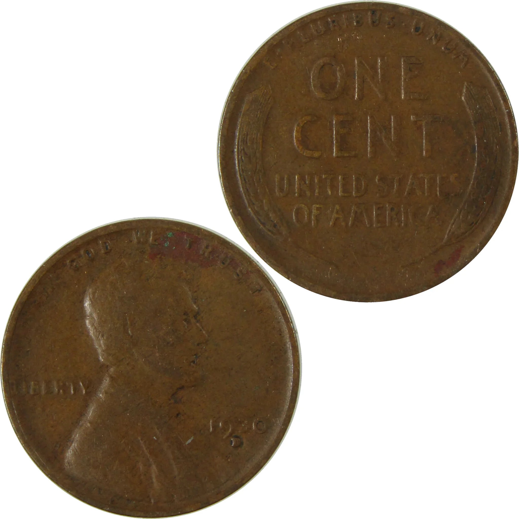 1930 D Lincoln Wheat Cent F Fine Penny 1c Coin Collectible SKU:I26760