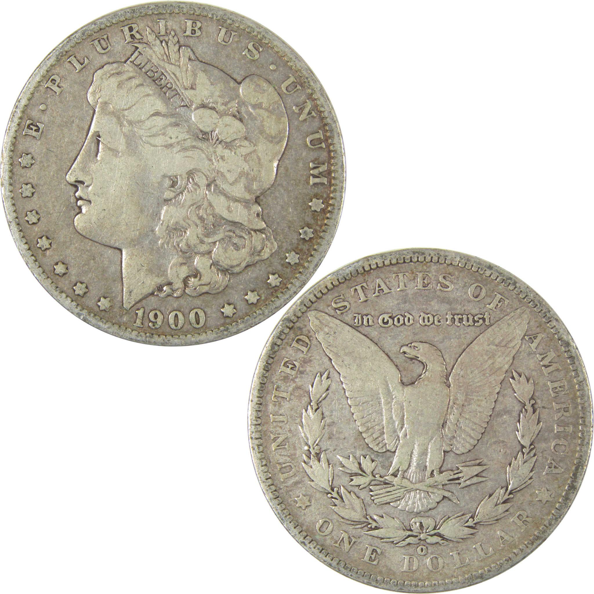 1900 O/CC Morgan Dollar F Fine Silver $1 Coin SKU:I22568 - Morgan coin - Morgan silver dollar - Morgan silver dollar for sale - Profile Coins & Collectibles