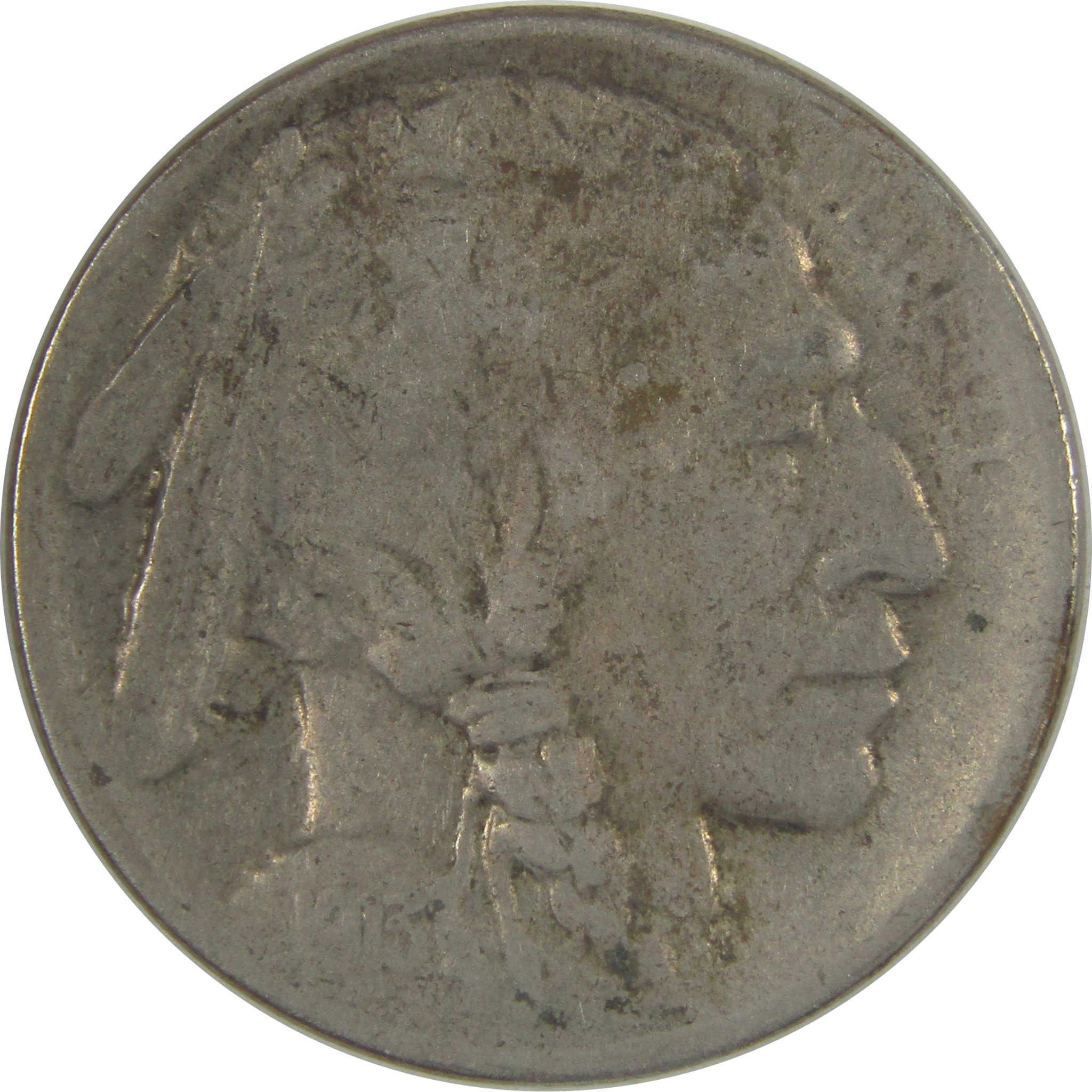 1913 S Type 1 Indian Head Buffalo Nickel VG Very Good SKU:I21053