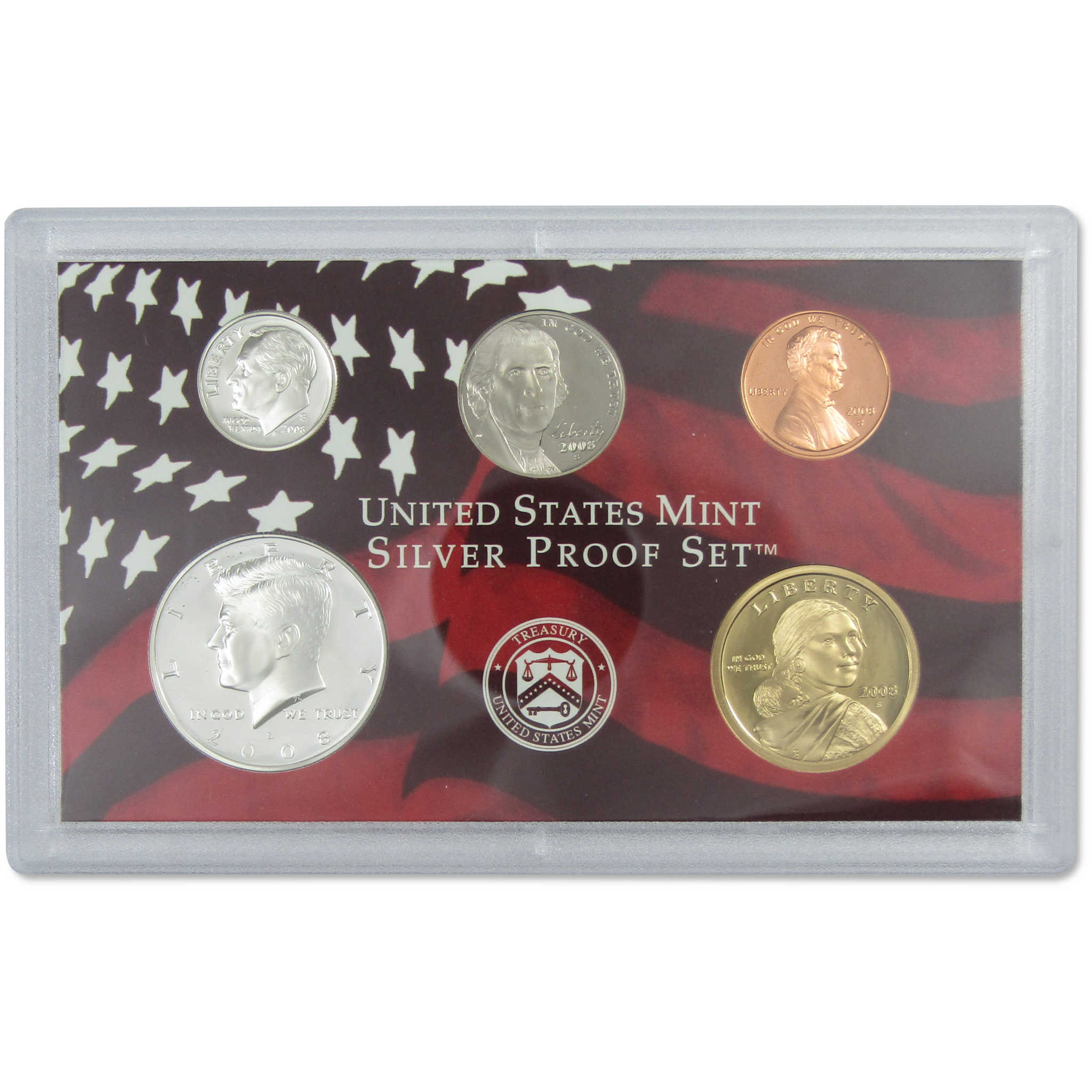 2008 Silver Proof Set U.S. Mint Original Government Packaging OGP COA