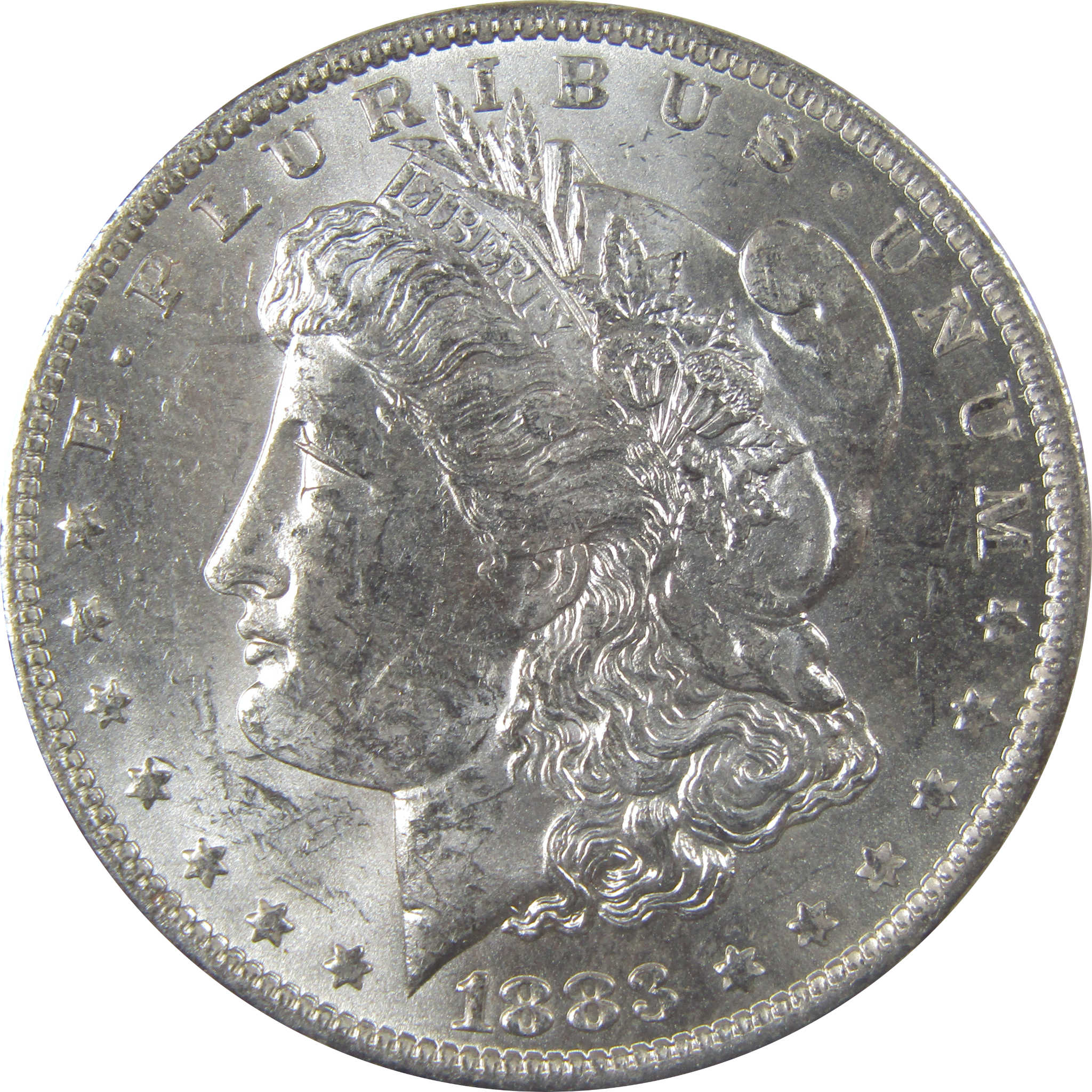 1883 O Morgan Silver Dollar Uncirculated Mint State $1 Coin SKU:I24838 - Morgan coin - Morgan silver dollar - Morgan silver dollar for sale - Profile Coins & Collectibles
