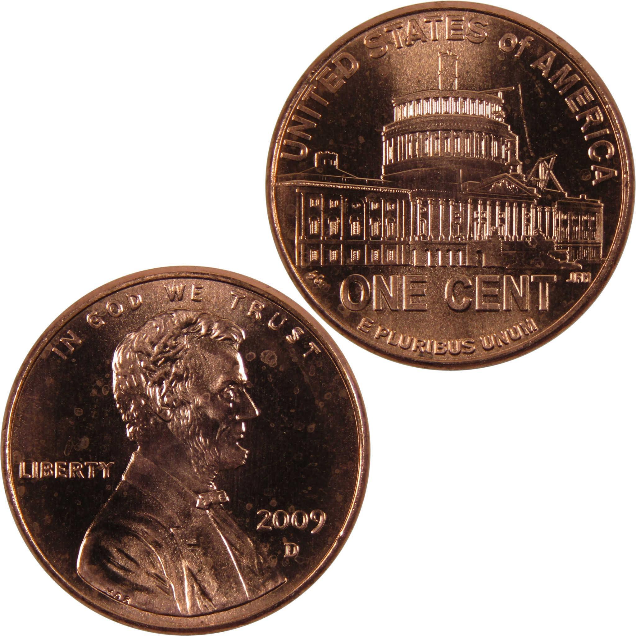 2009 D Presidency Lincoln Bicentennial Cent BU Uncirculated 1c Coin