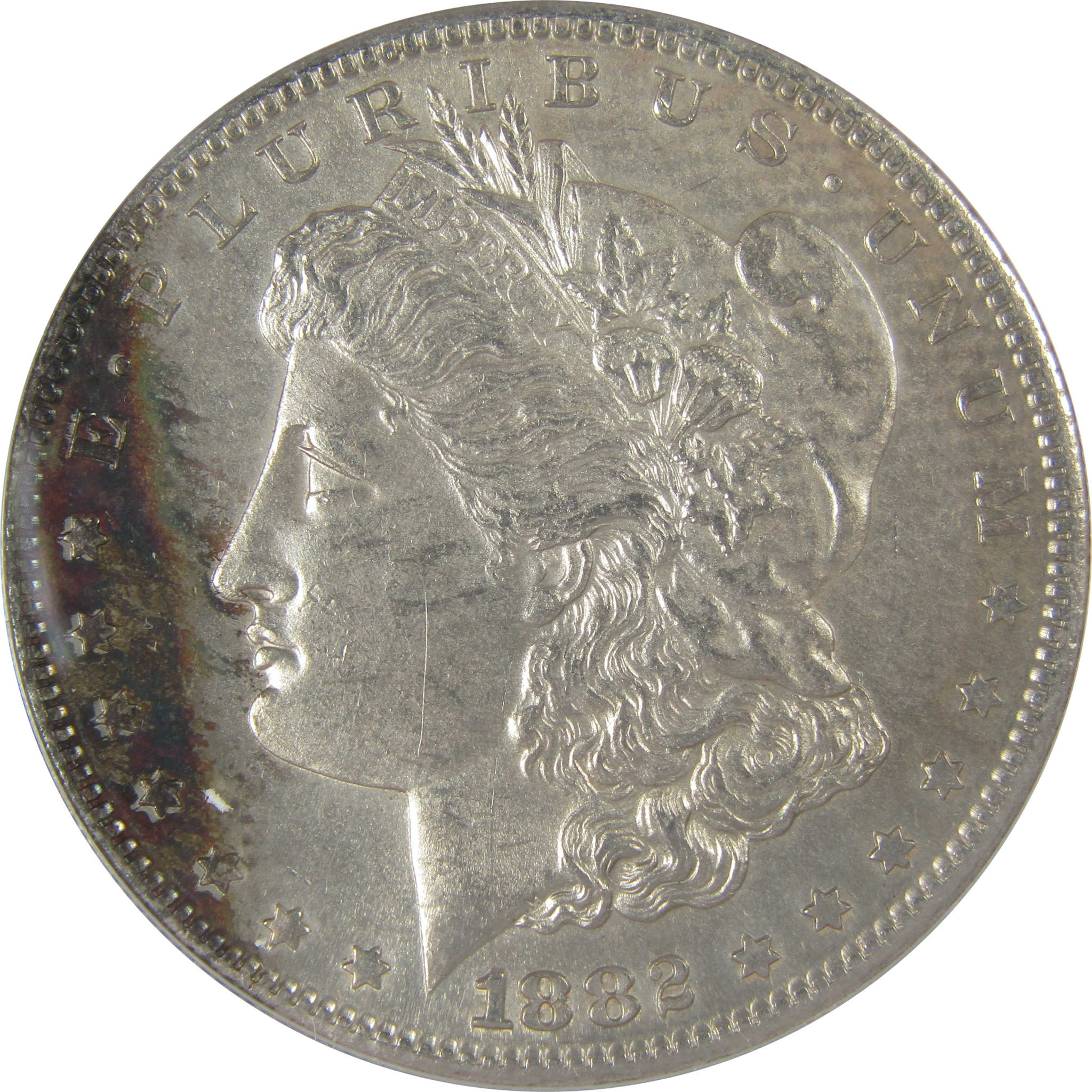 1882 S Morgan Dollar MS 61 ANACS Silver Uncirculated Toned SKU:I23053