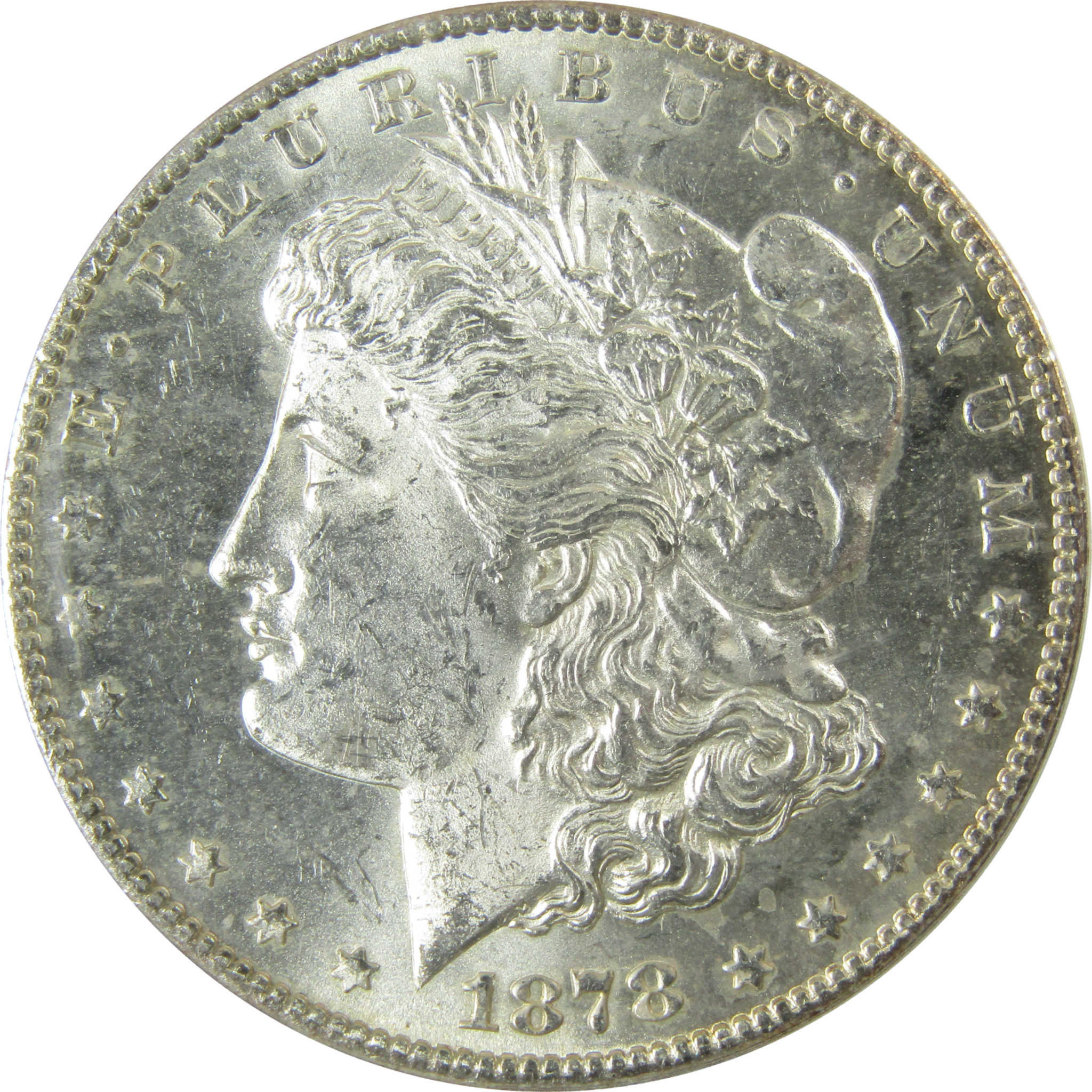 1878 S Morgan Silver Dollar MS 62 ANACS Uncirculated SKU:I28292