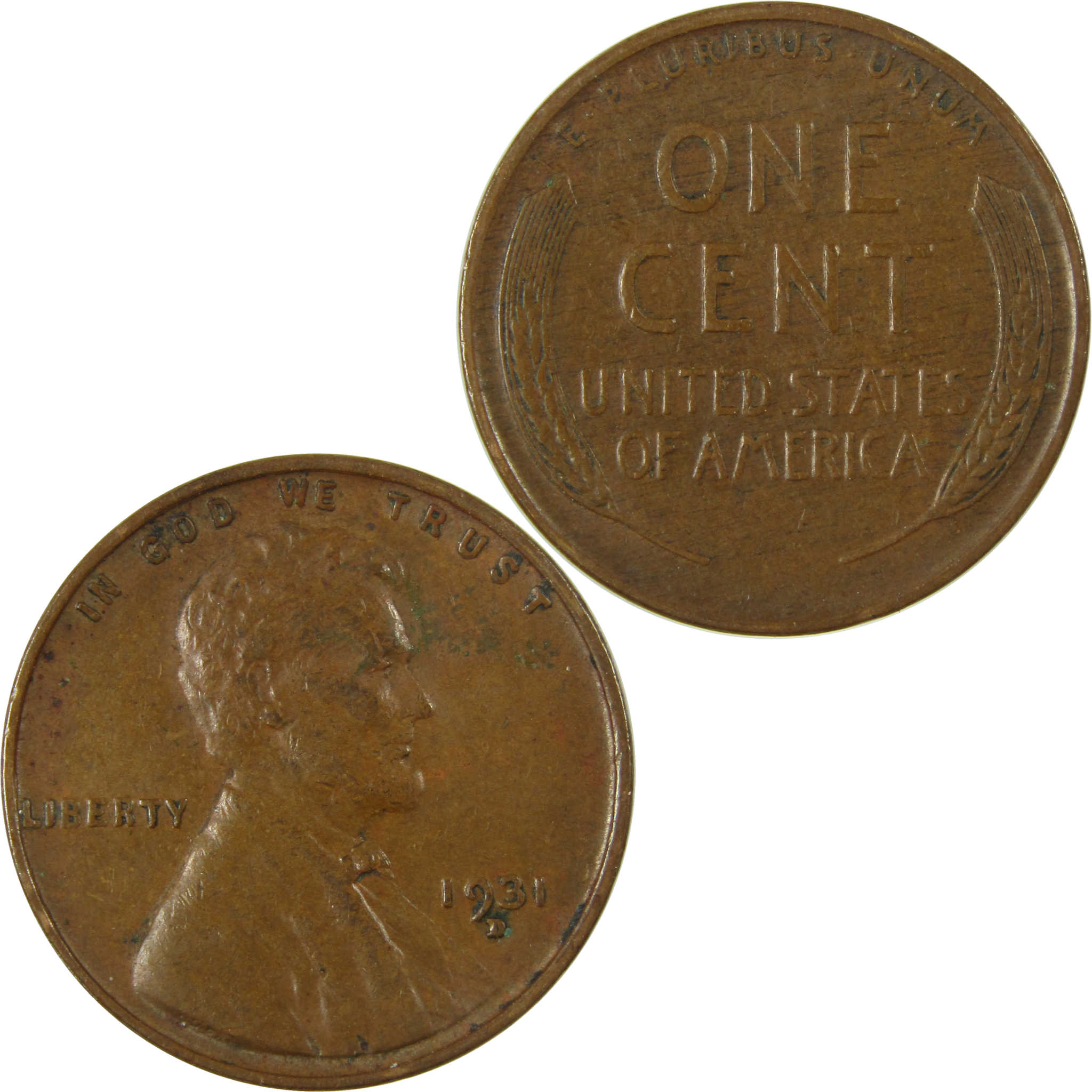 1931 D Lincoln Wheat Cent VF Very Fine Penny 1c Coin SKU:I27307