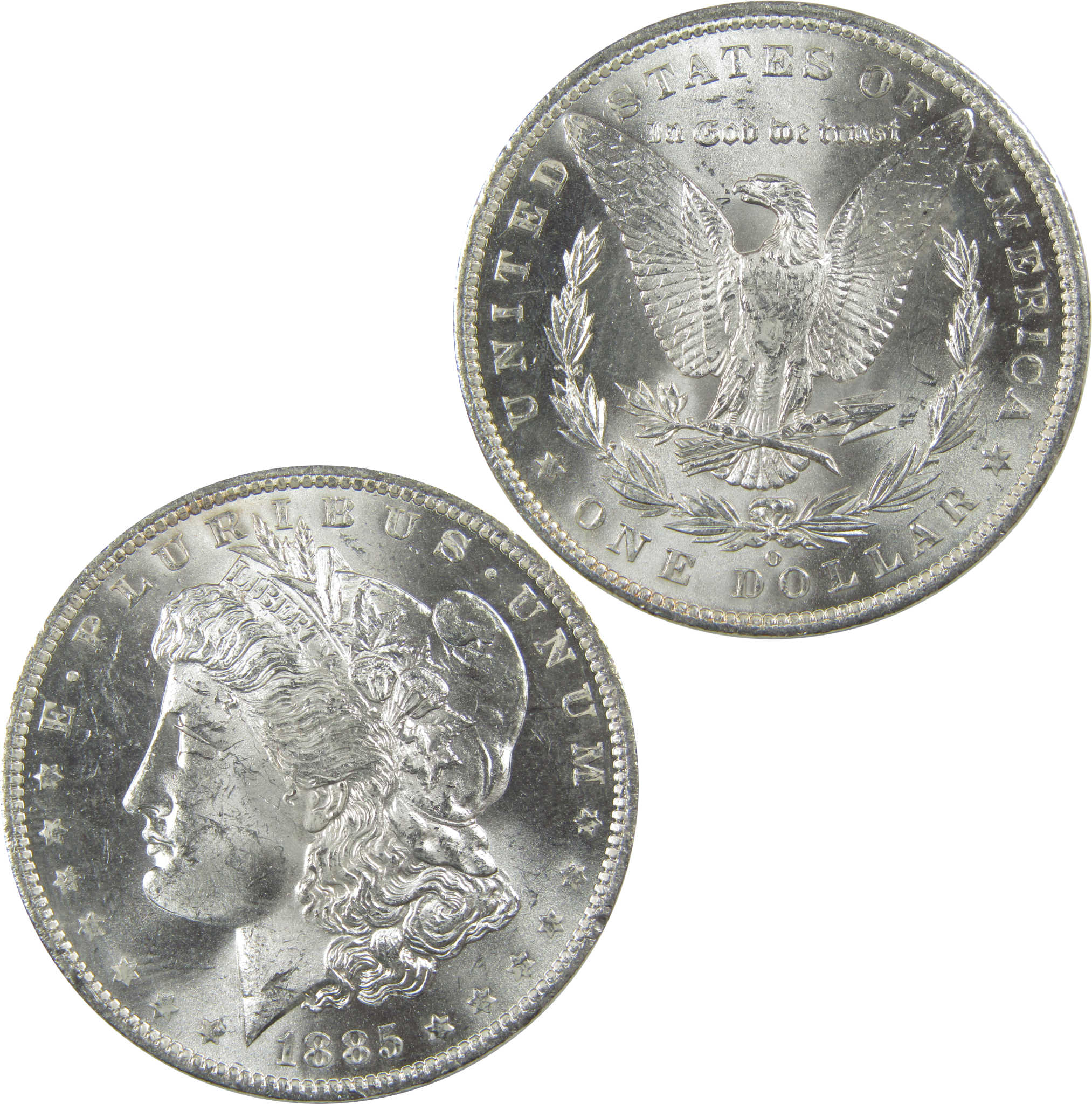 1885 O Morgan Dollar Uncirculated Silver $1 Coin SKU:I22084 - Morgan coin - Morgan silver dollar - Morgan silver dollar for sale - Profile Coins & Collectibles
