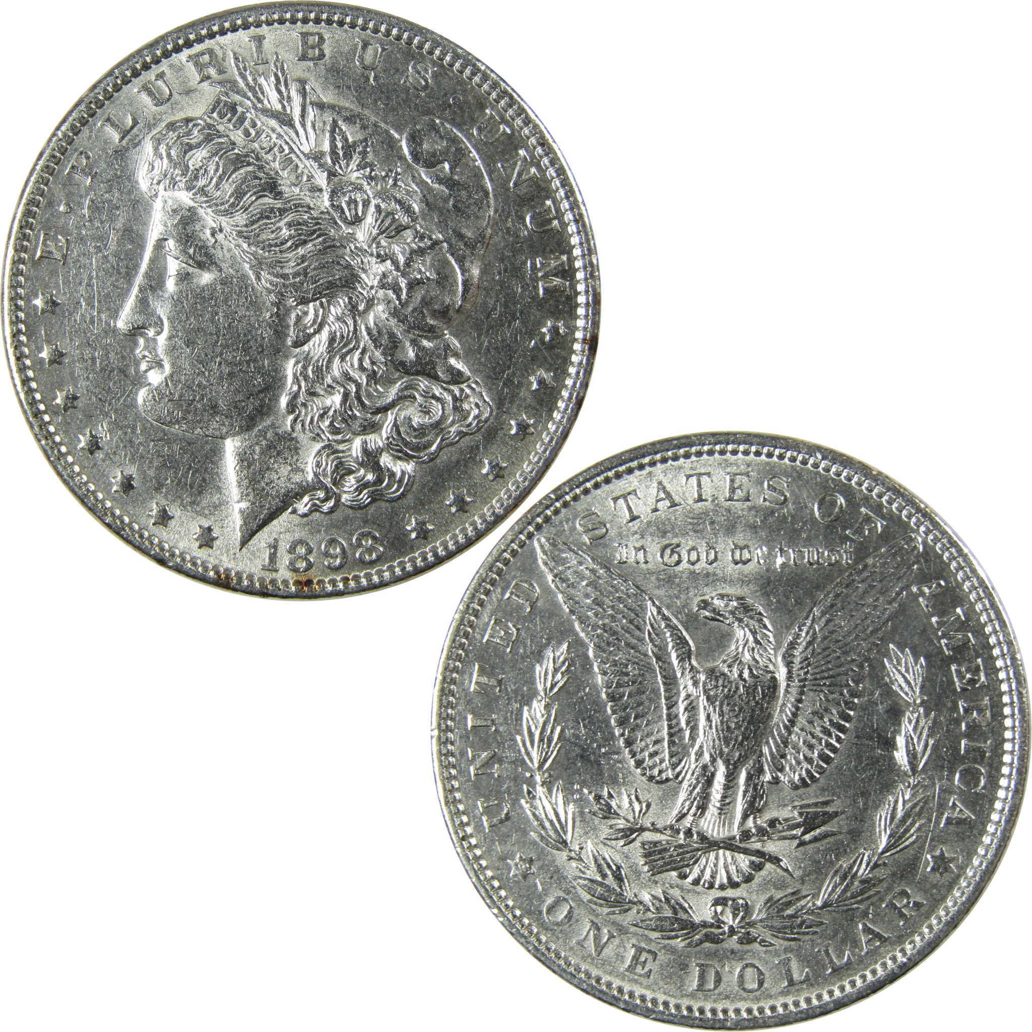 1898 Morgan Silver Dollar XF EF Extremely Fine Details SKU:CP329 - Morgan coin - Morgan silver dollar - Morgan silver dollar for sale - Profile Coins & Collectibles