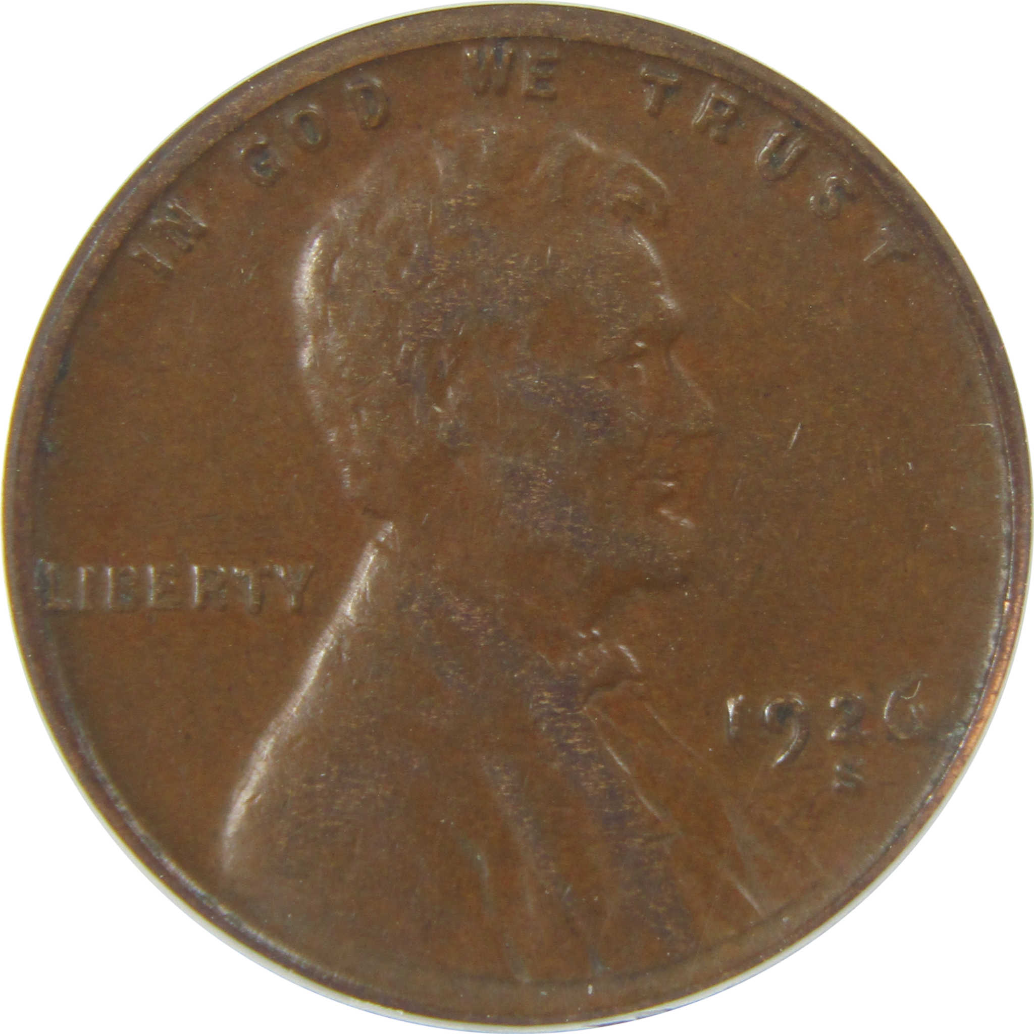 1926 S Lincoln Wheat Cent EF 40 ANACS Penny 1c Coin SKU:I22136