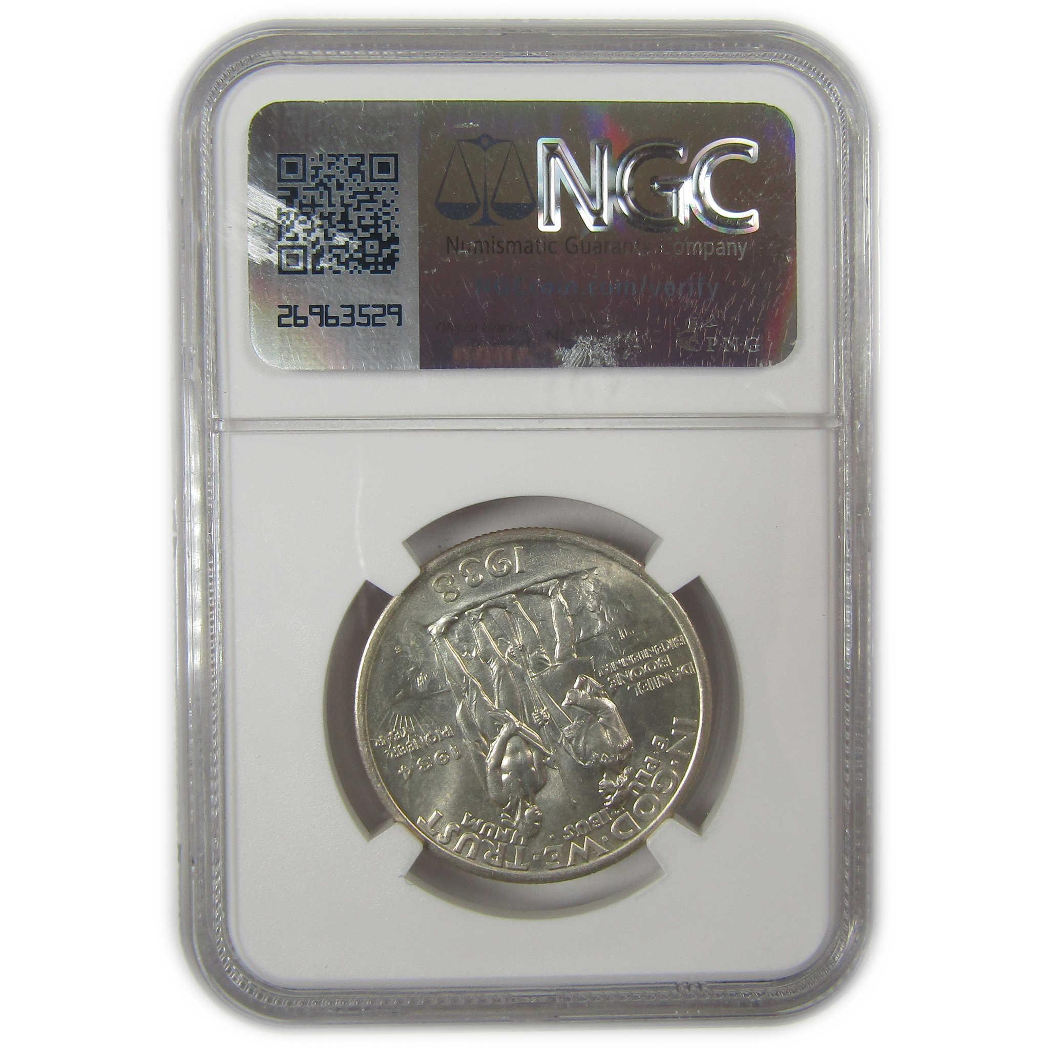 Daniel Boone Commemorative Half Dollar 1938 S MS 67 NGC SKU:I20575