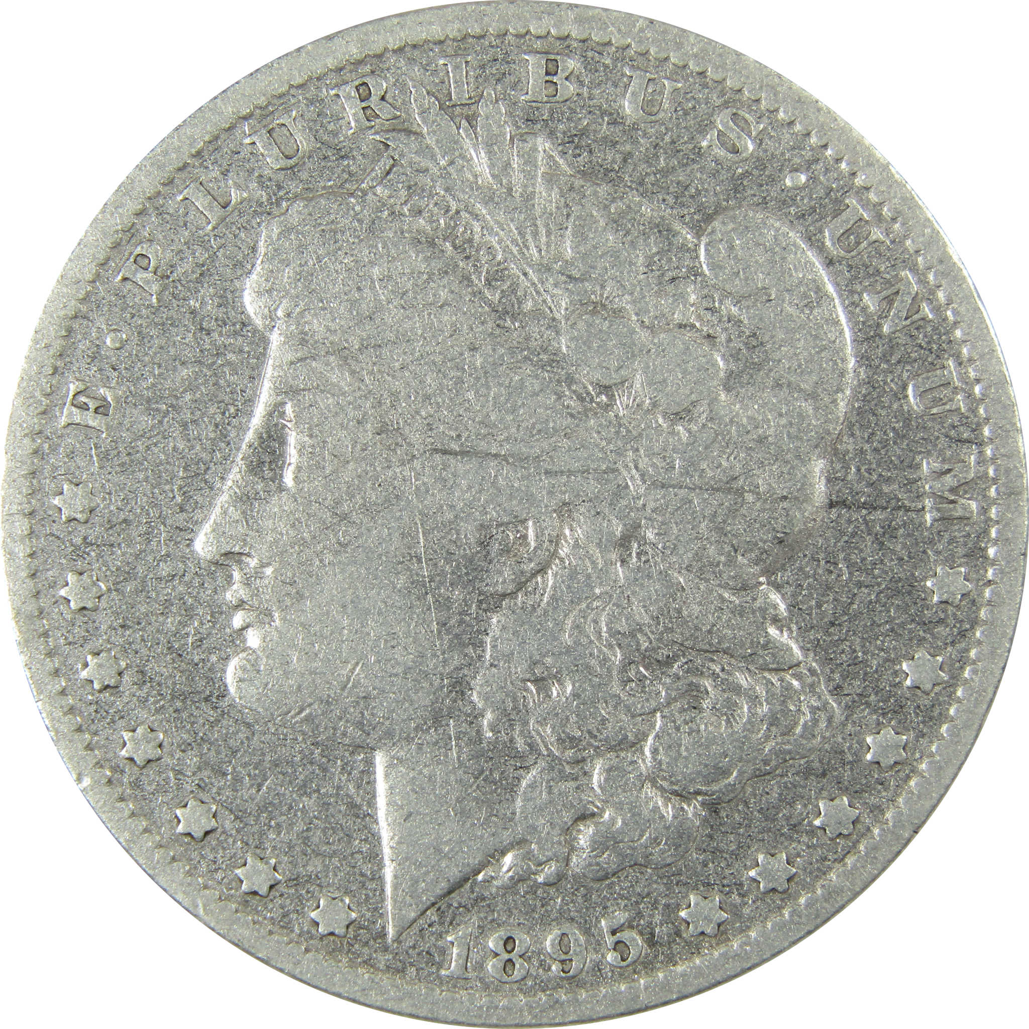 1895 O Morgan Silver Dollar VG Very Good Details $1 Coin SKU:CP953