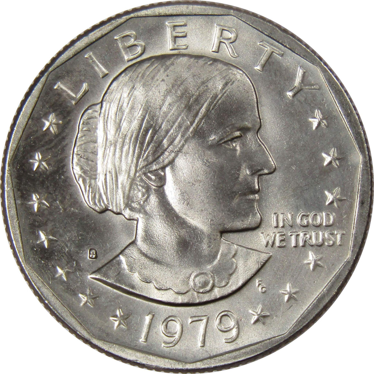 1979 S Susan B Anthony Dollar Clad Uncirculated Mint State SBA $1 Coin
