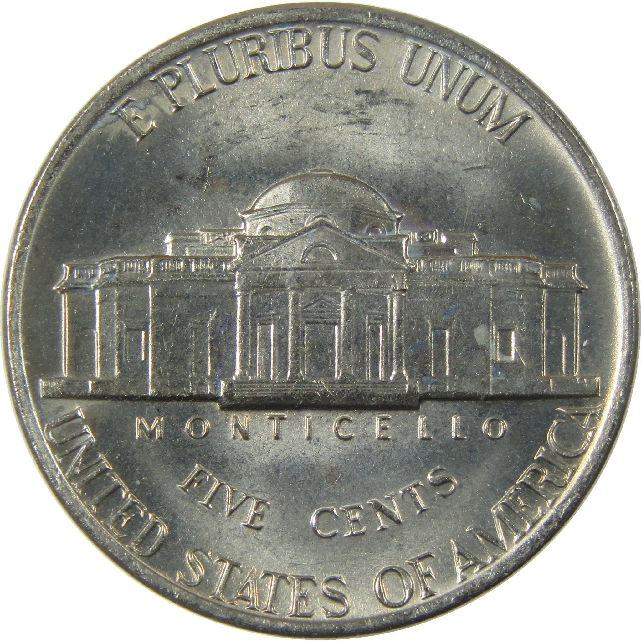 1978 Jefferson Nickel Uncirculated Mint State 5c Coin Collectible