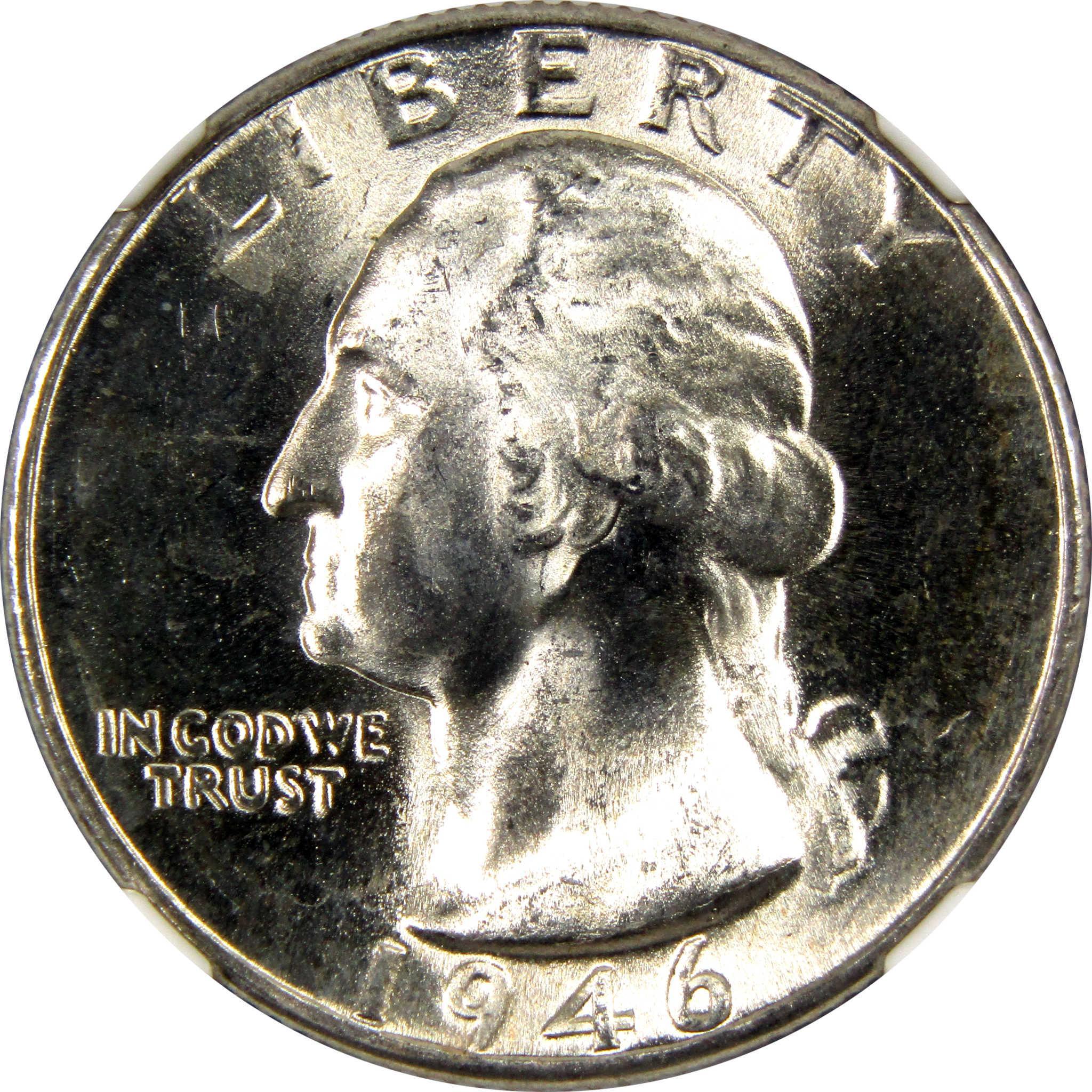 1946 D Washington Quarter MS 67 NGC 90% Silver 25c Unc SKU:I9231