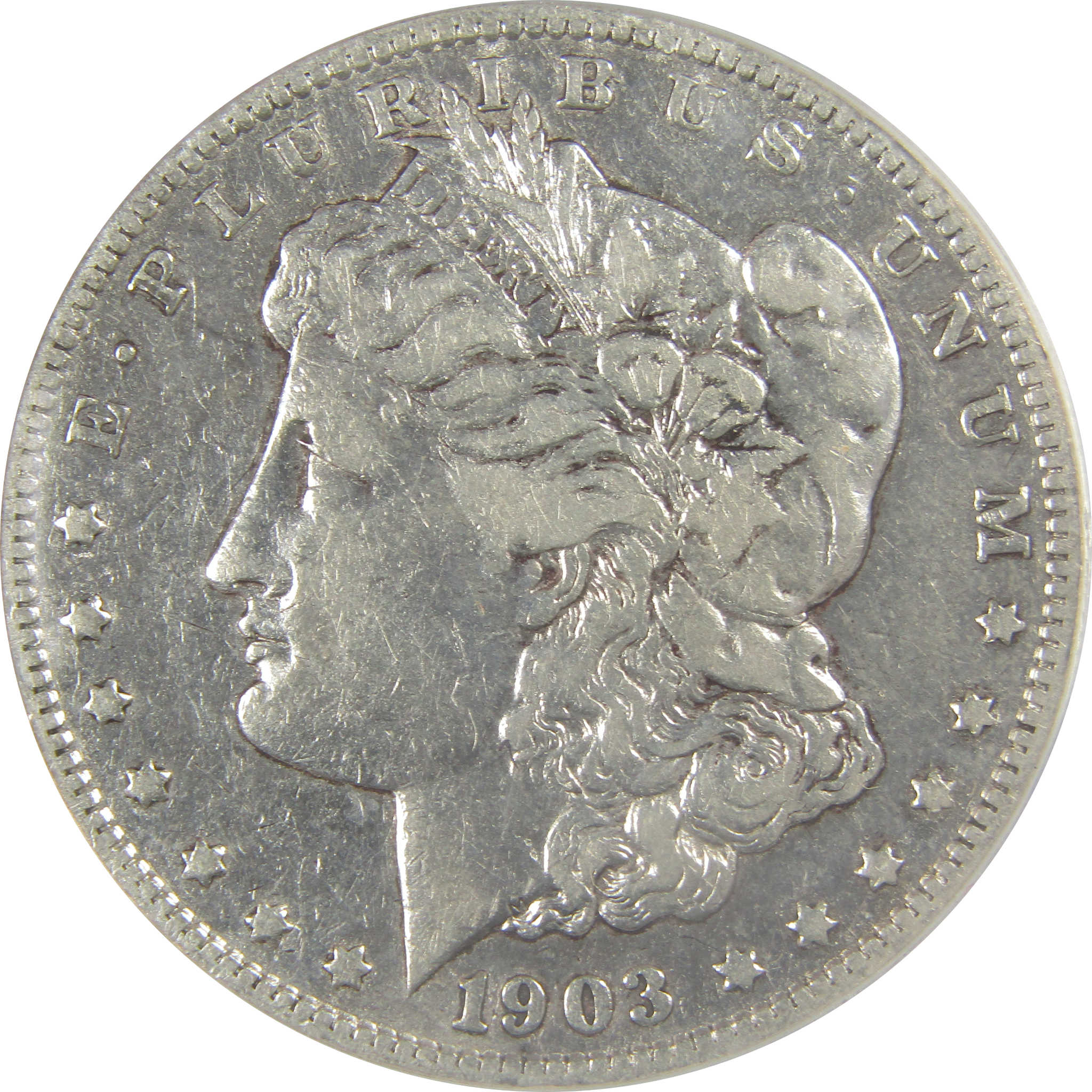 1903 S Morgan Dollar VF 25 Details ANACS Silver $1 Coin SKU:I21732 - Morgan coin - Morgan silver dollar - Morgan silver dollar for sale - Profile Coins & Collectibles