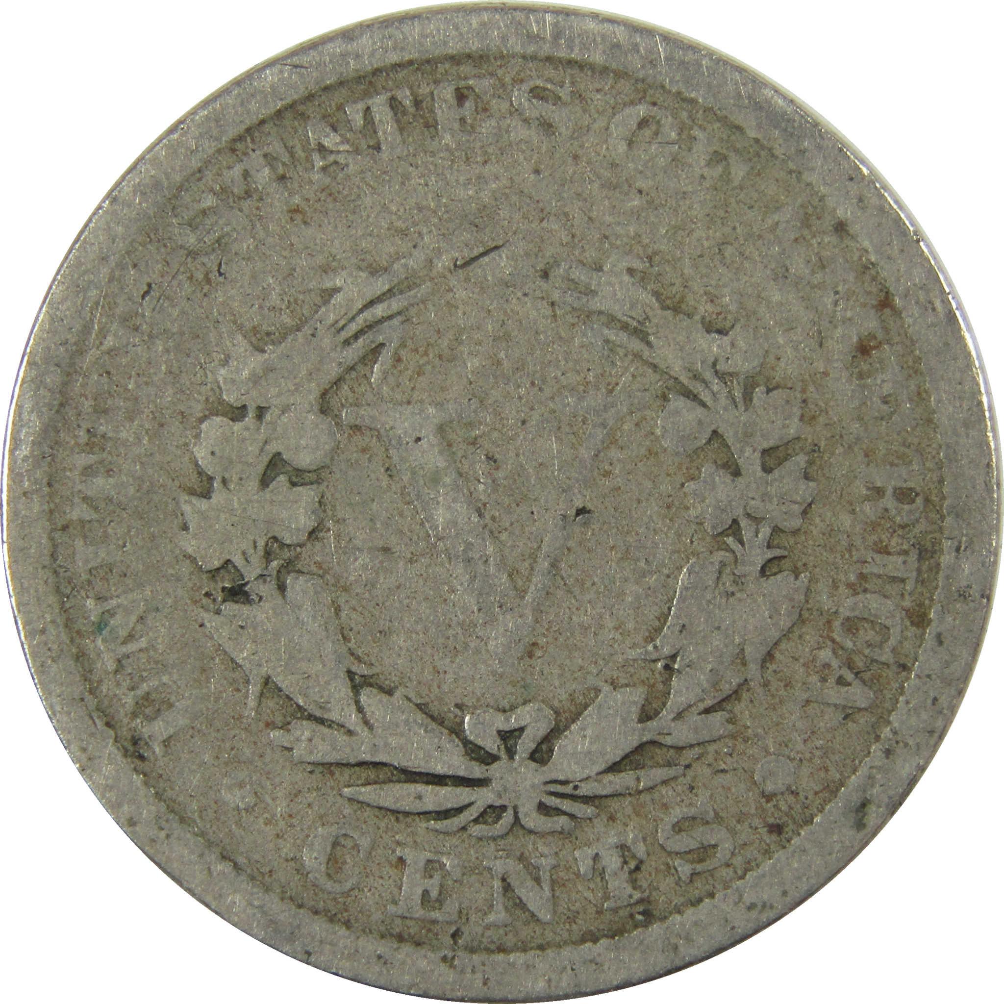 1902 Liberty Head V Nickel G Good 5c Coin SKU:I27215