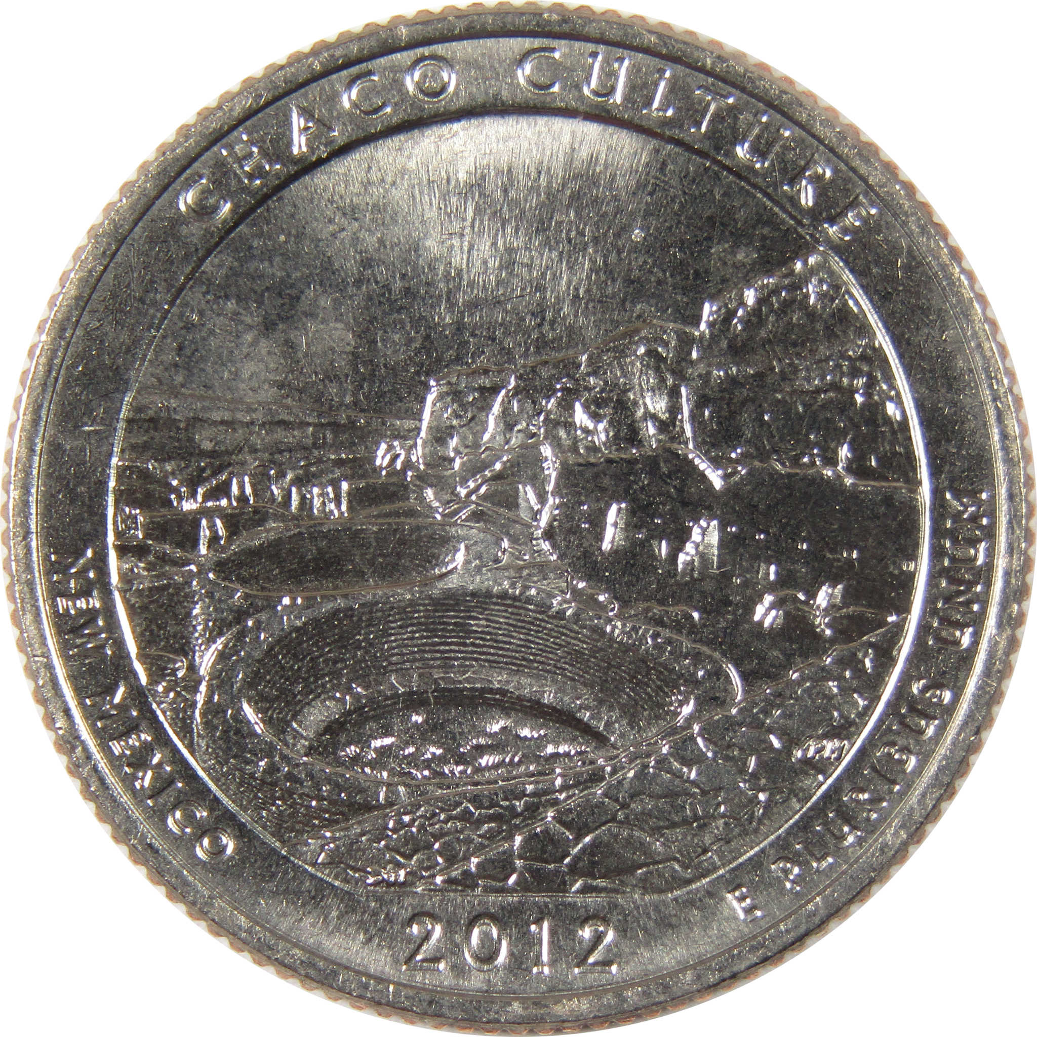 2012 S Chaco Culture National Park Quarter BU Uncirculated Clad 25c