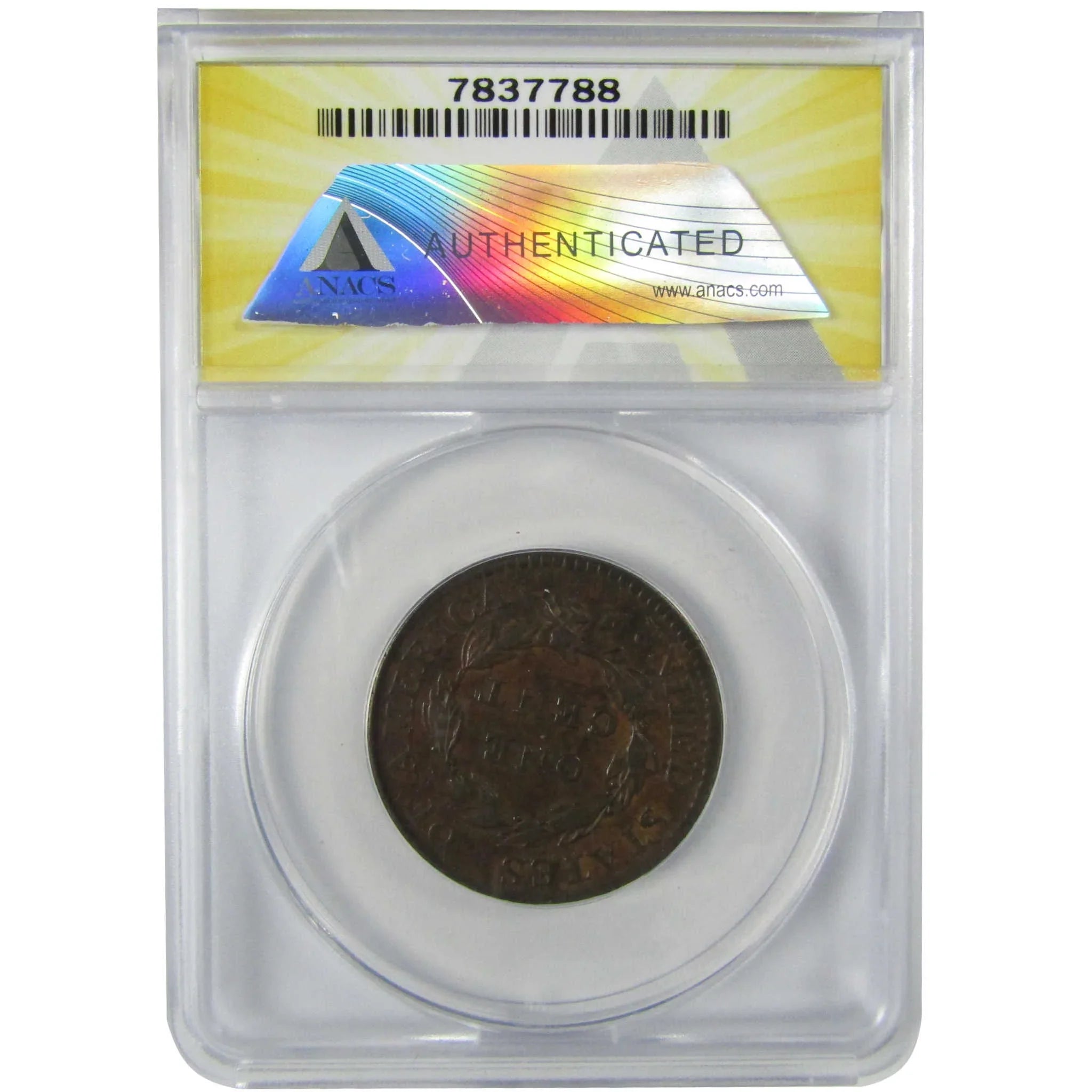 1816 Coronet Head Copper Large Cent VF 35 ANACS Penny SKU:CP621