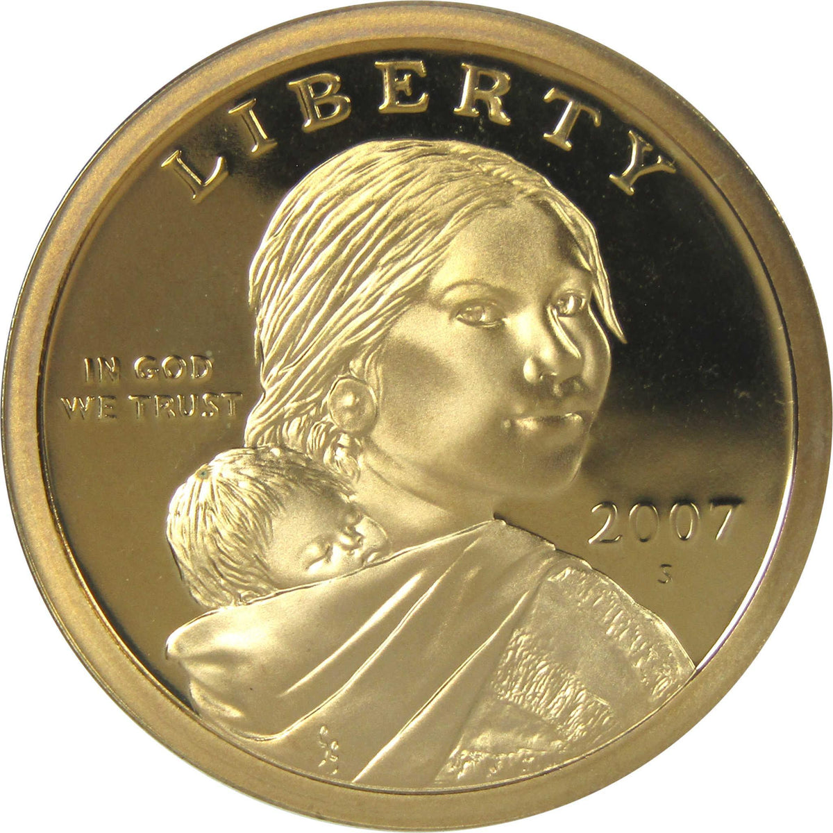2007 S Sacagawea Native American Dollar Proof $1 Coin Collectible