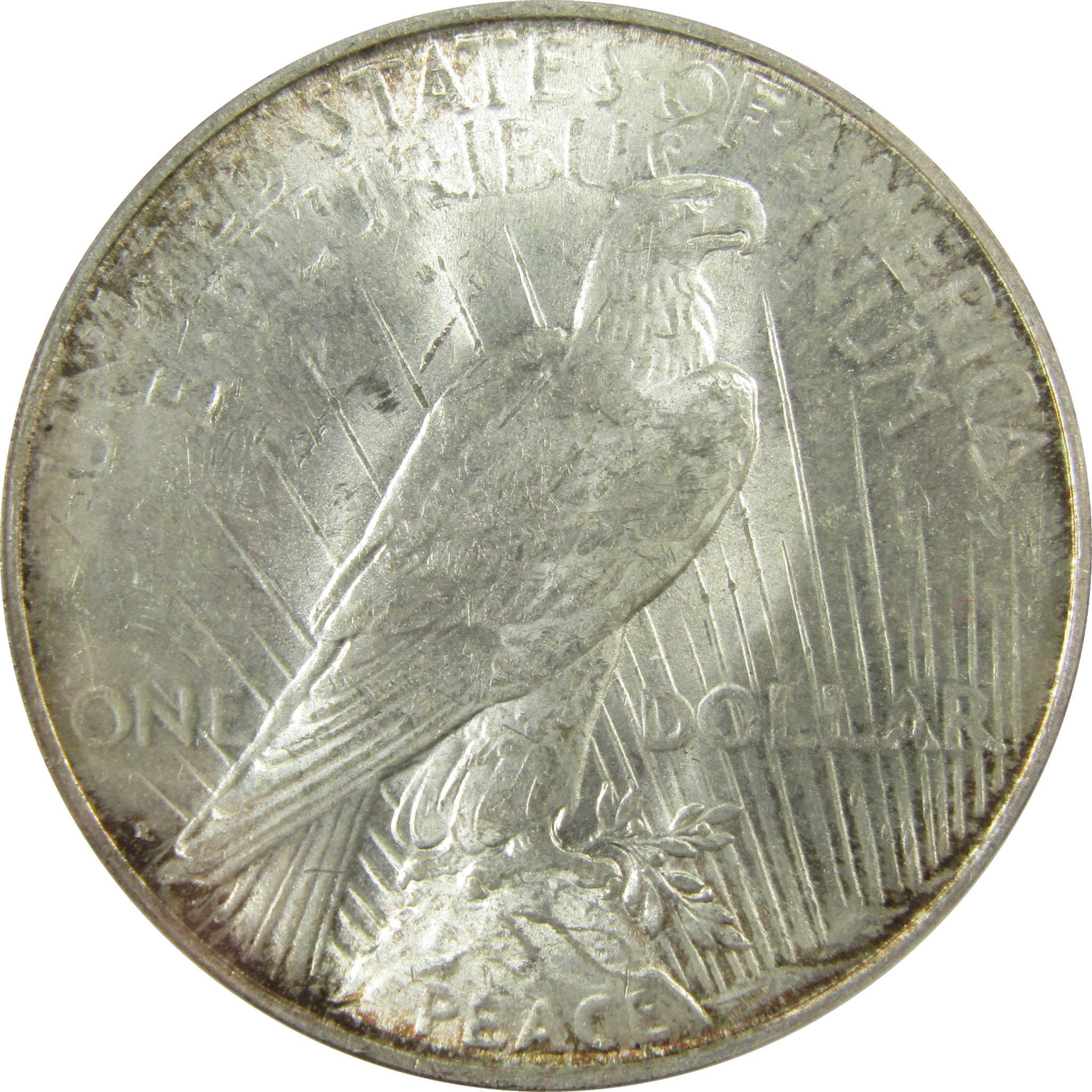 1922 D Peace Silver Dollar MS 63 ANACS Uncirculated $1 Coin SKU:I28008