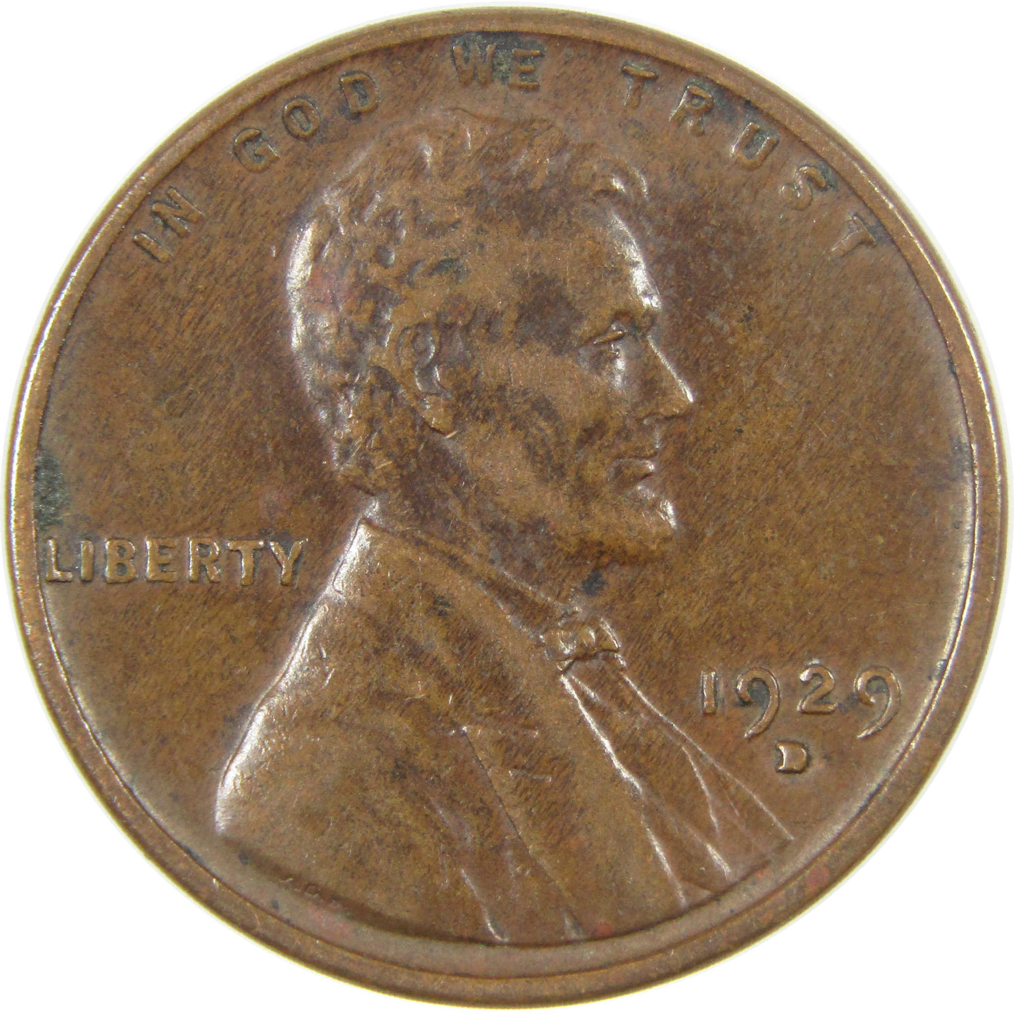1929 D Lincoln Wheat Cent VF Very Fine Penny 1c Coin SKU:I27278