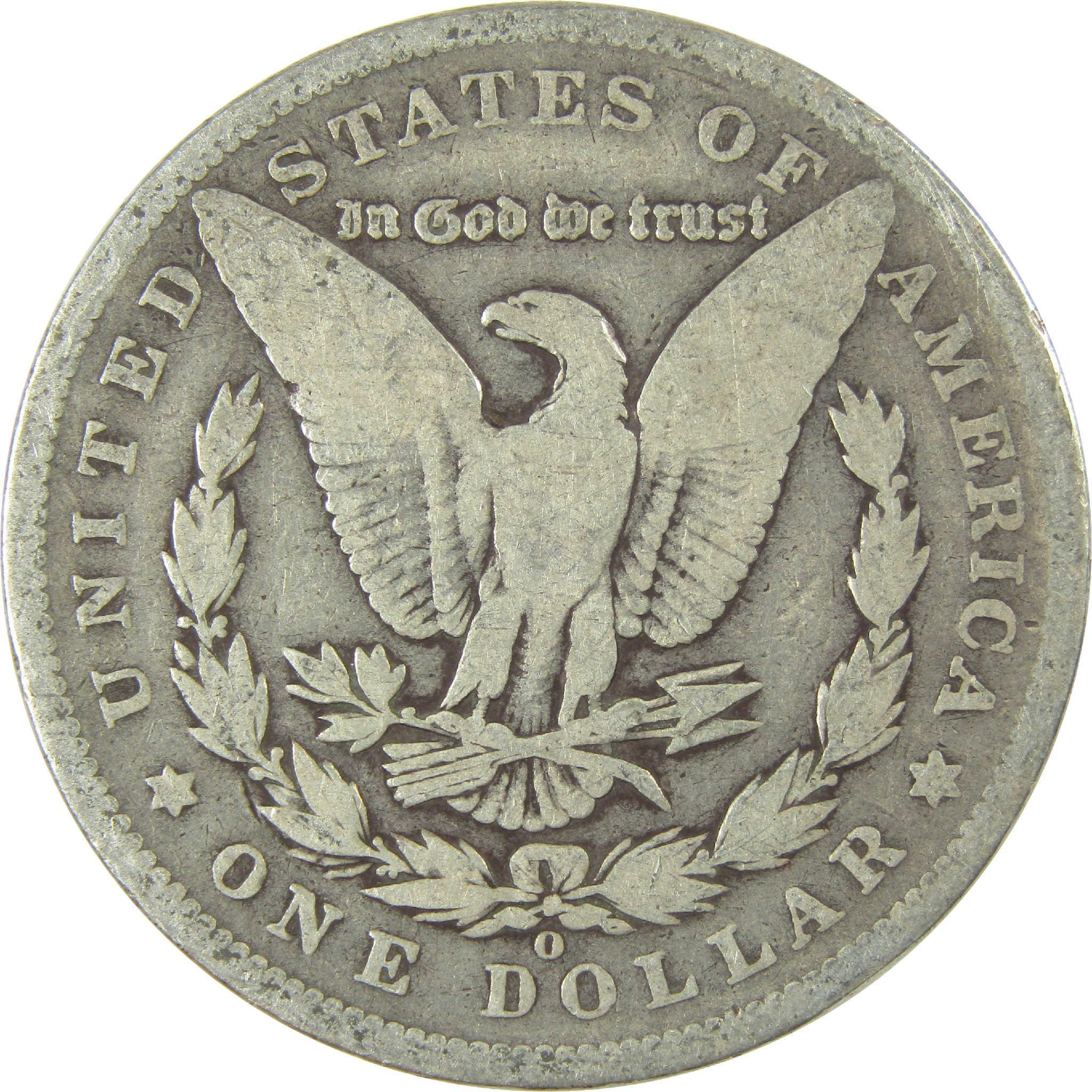 1896 O Morgan Silver Dollar Circulated $1 Coin Collectible - Morgan coin - Morgan silver dollar - Morgan silver dollar for sale - Profile Coins & Collectibles