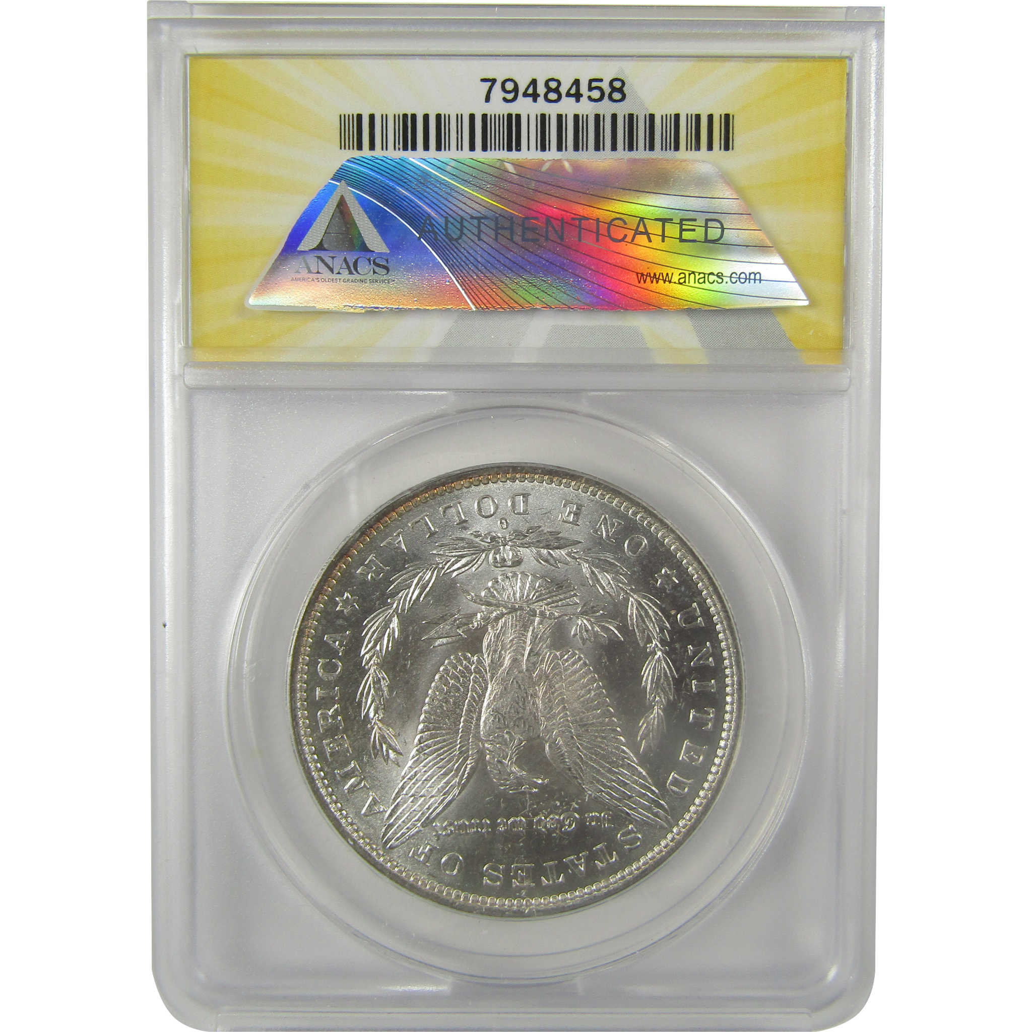 1882 O/S VAM-4 Recessed Top 100 Morgan Dollar MS 63 ANACS SKU:I21937 - Morgan coin - Morgan silver dollar - Morgan silver dollar for sale - Profile Coins & Collectibles