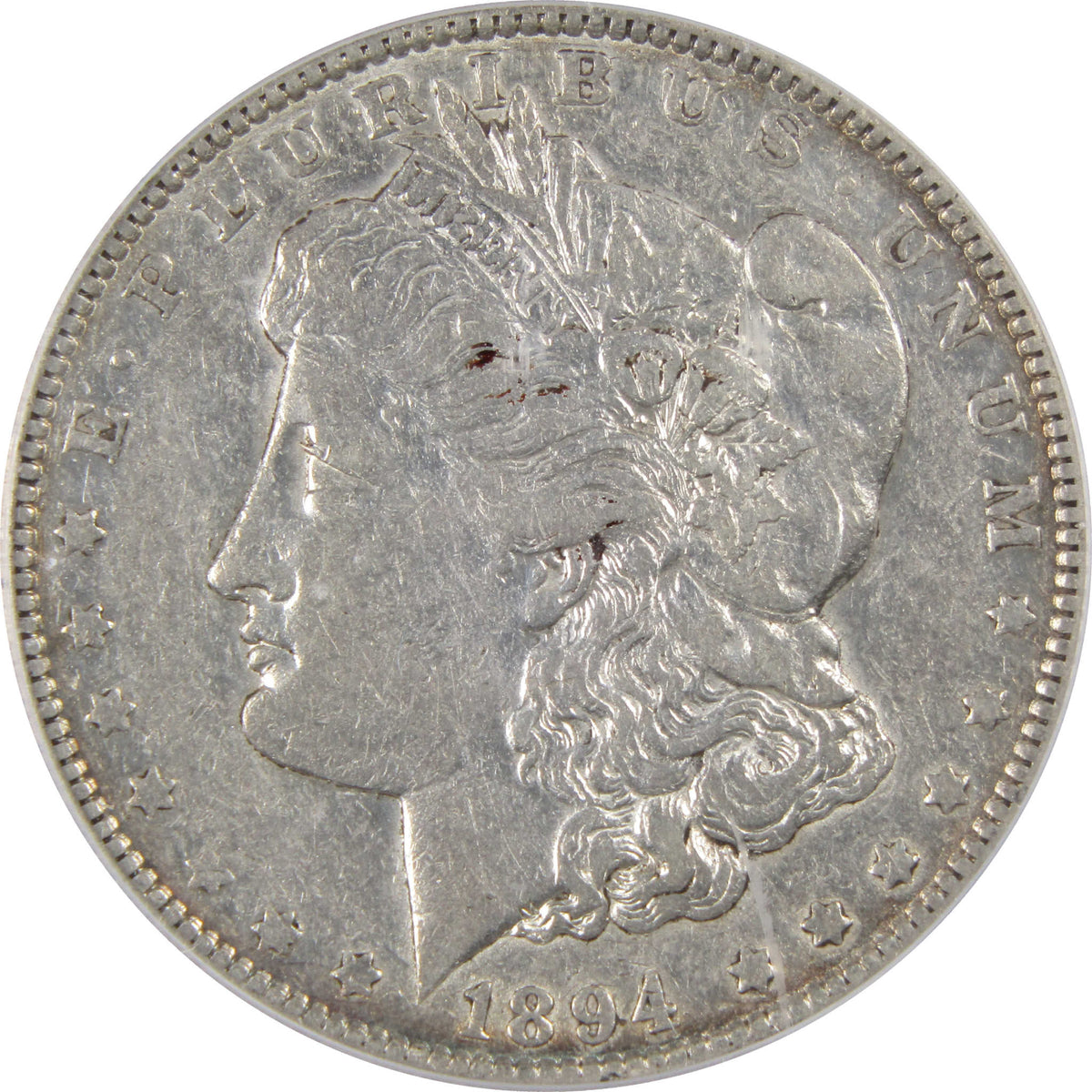 1894 O Morgan Silver Dollar EF 45 ICG $1 Coin Collectible SKU:I29090
