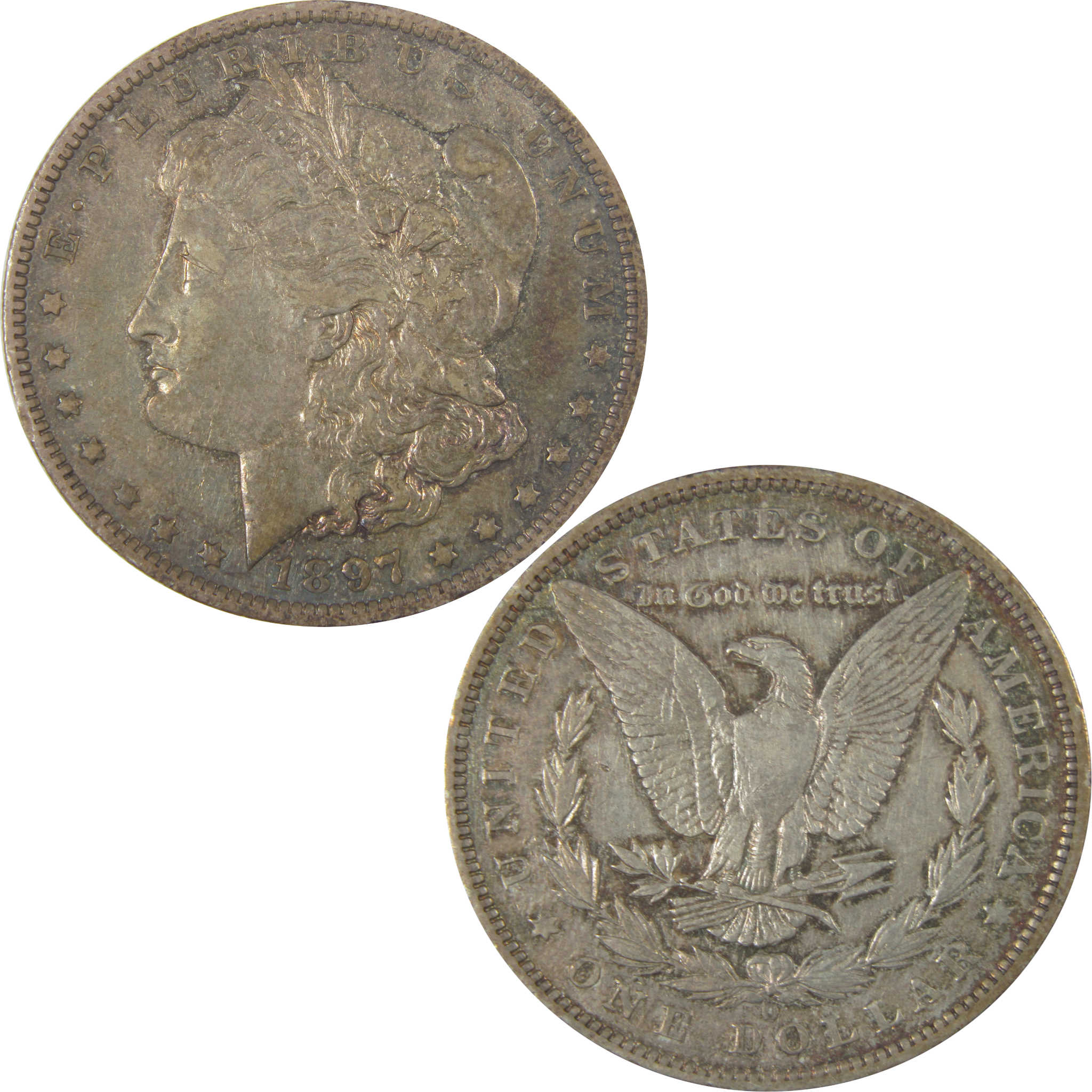 1897 O Morgan Dollar VF Very Fine Details Silver $1 Coin SKU:CPC1079 - Morgan coin - Morgan silver dollar - Morgan silver dollar for sale - Profile Coins & Collectibles