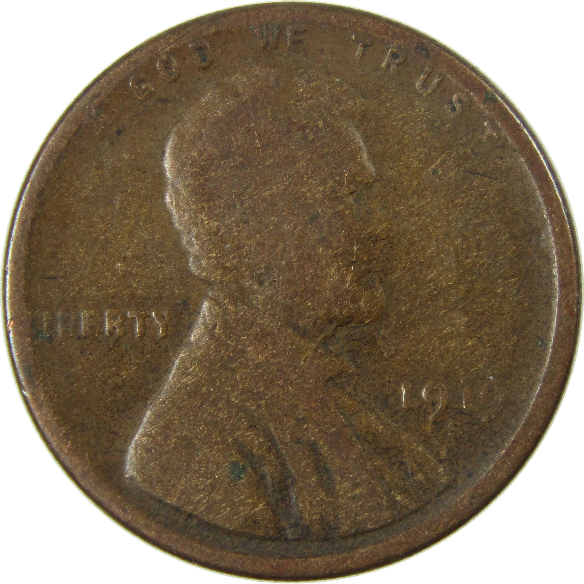 1919 S Lincoln Wheat Cent G Good Penny 1c Coin SKU:I26842