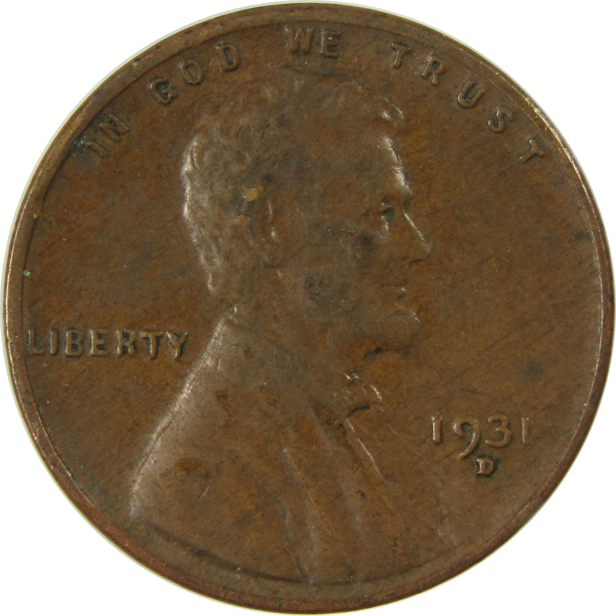1931 D Lincoln Wheat Cent VF Very Fine Penny 1c Coin SKU:I27310